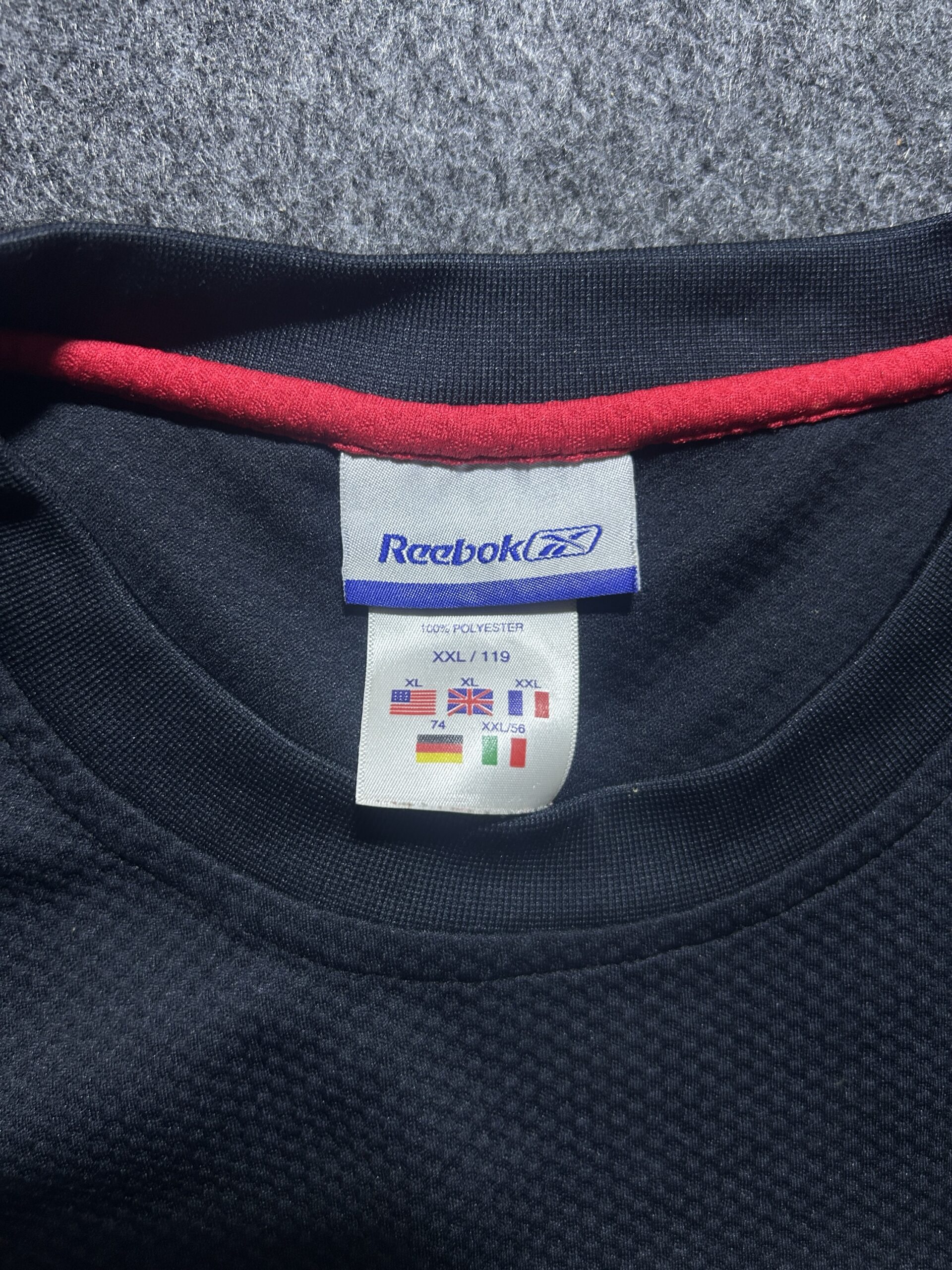 Reebok Performance Long Sleeve Training Tee | Black | XL