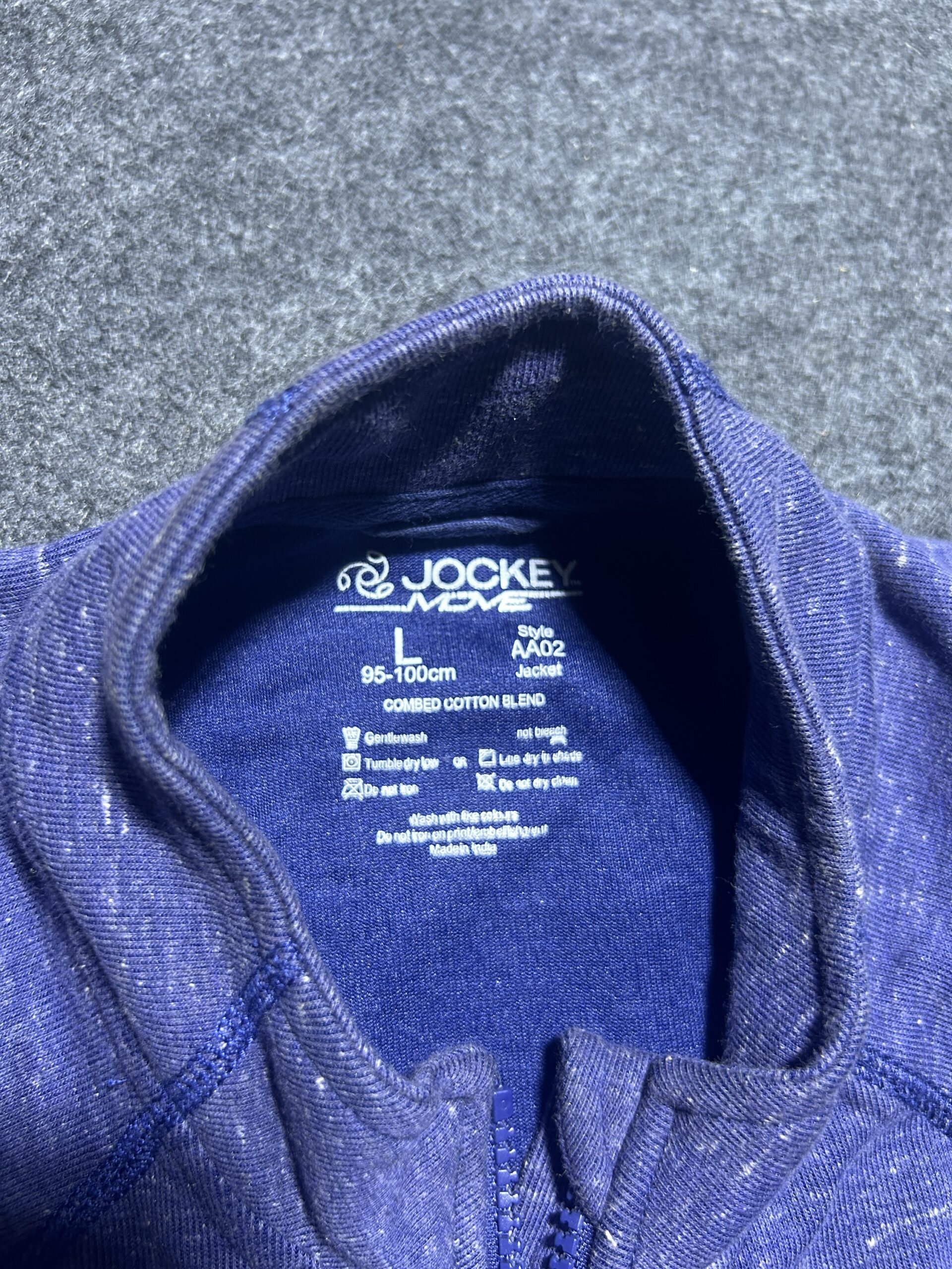 Jockey Moves Blue | Lightweight Cotton Blend Sports Jacket | M | Excellent Condition