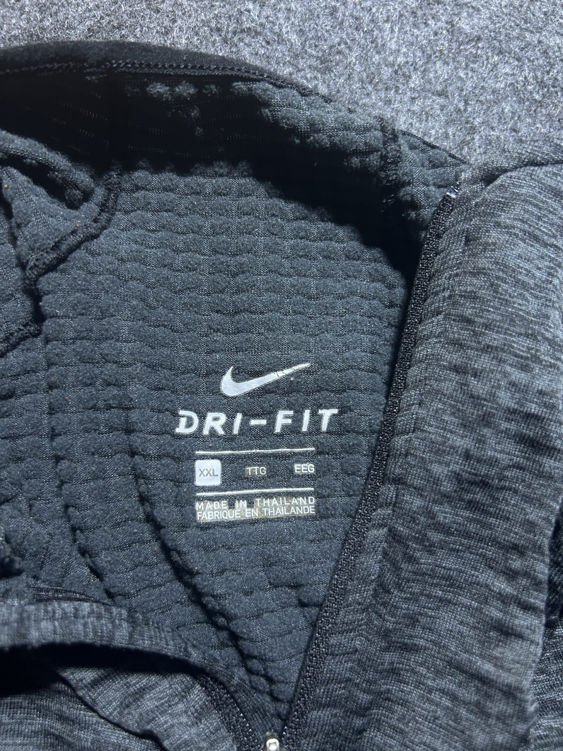 Nike Dri-FIT 1/4 Zip Performance Sweatshirt | Dark Grey |XL/2XL