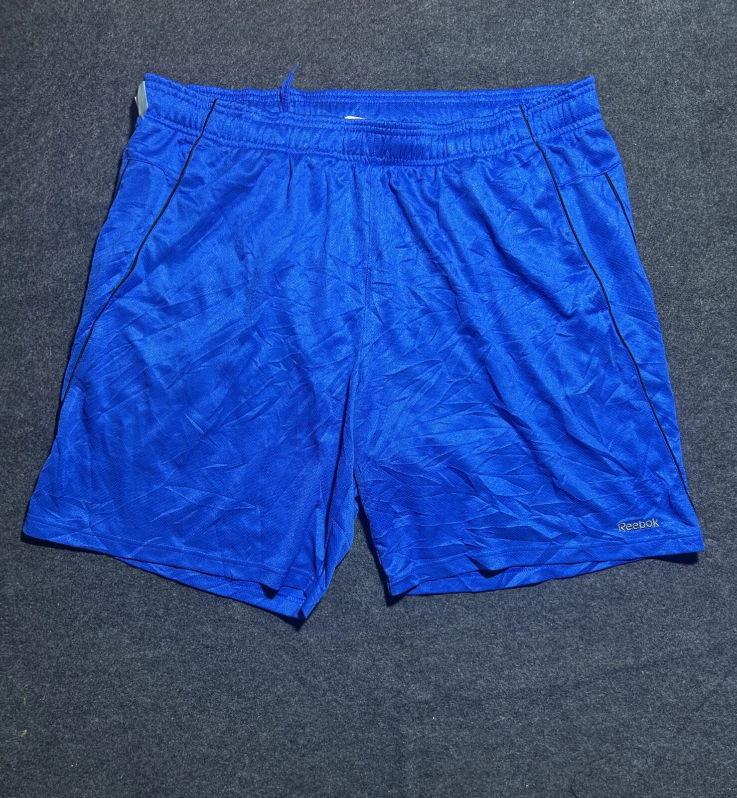 Reebok PlayDry Training Shorts Blue | Lightweight Gym Running Shorts | Size XL/2XL