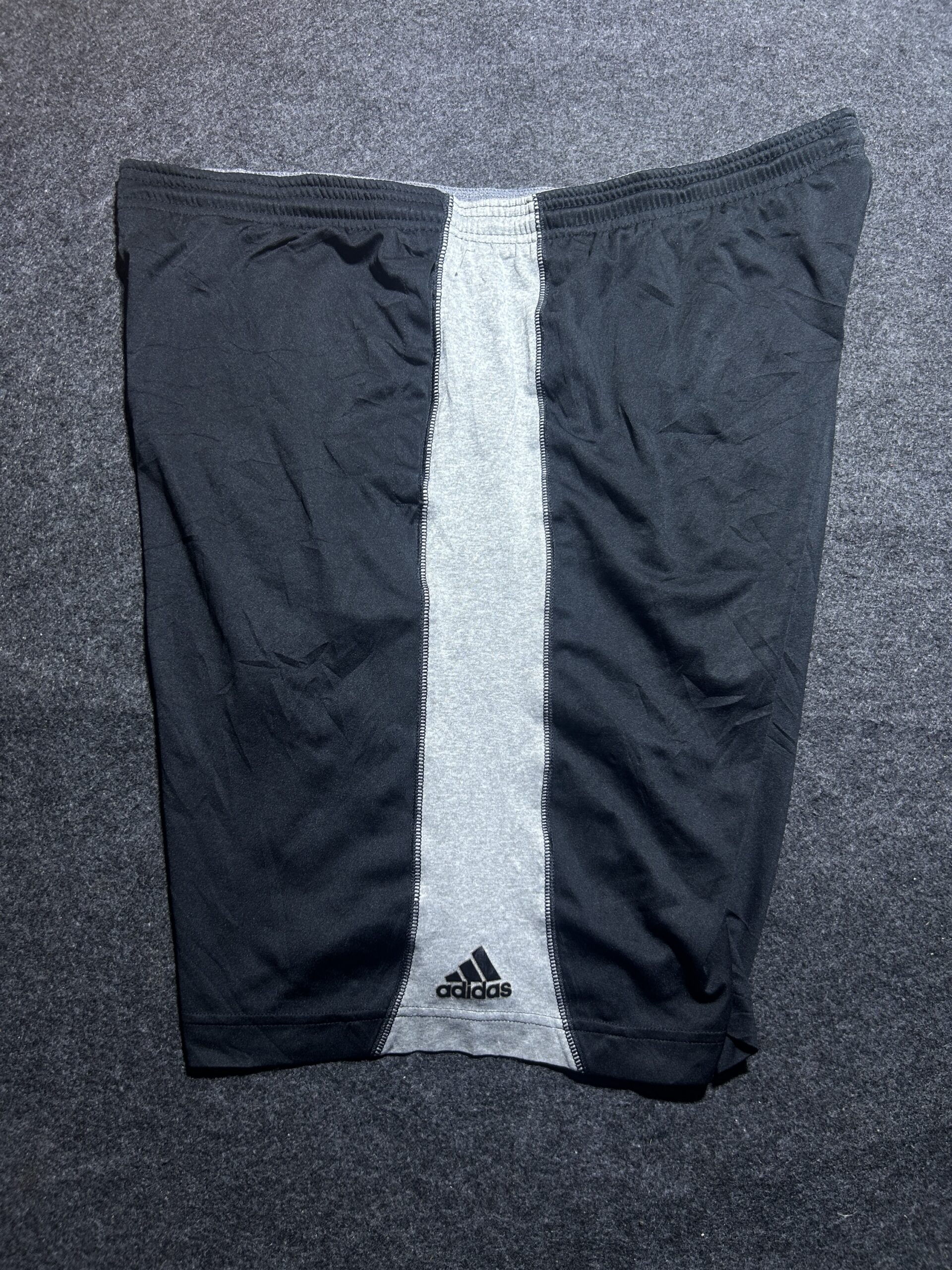 Adidas Climalite Performance Shorts Black Grey Panel Size 38-42