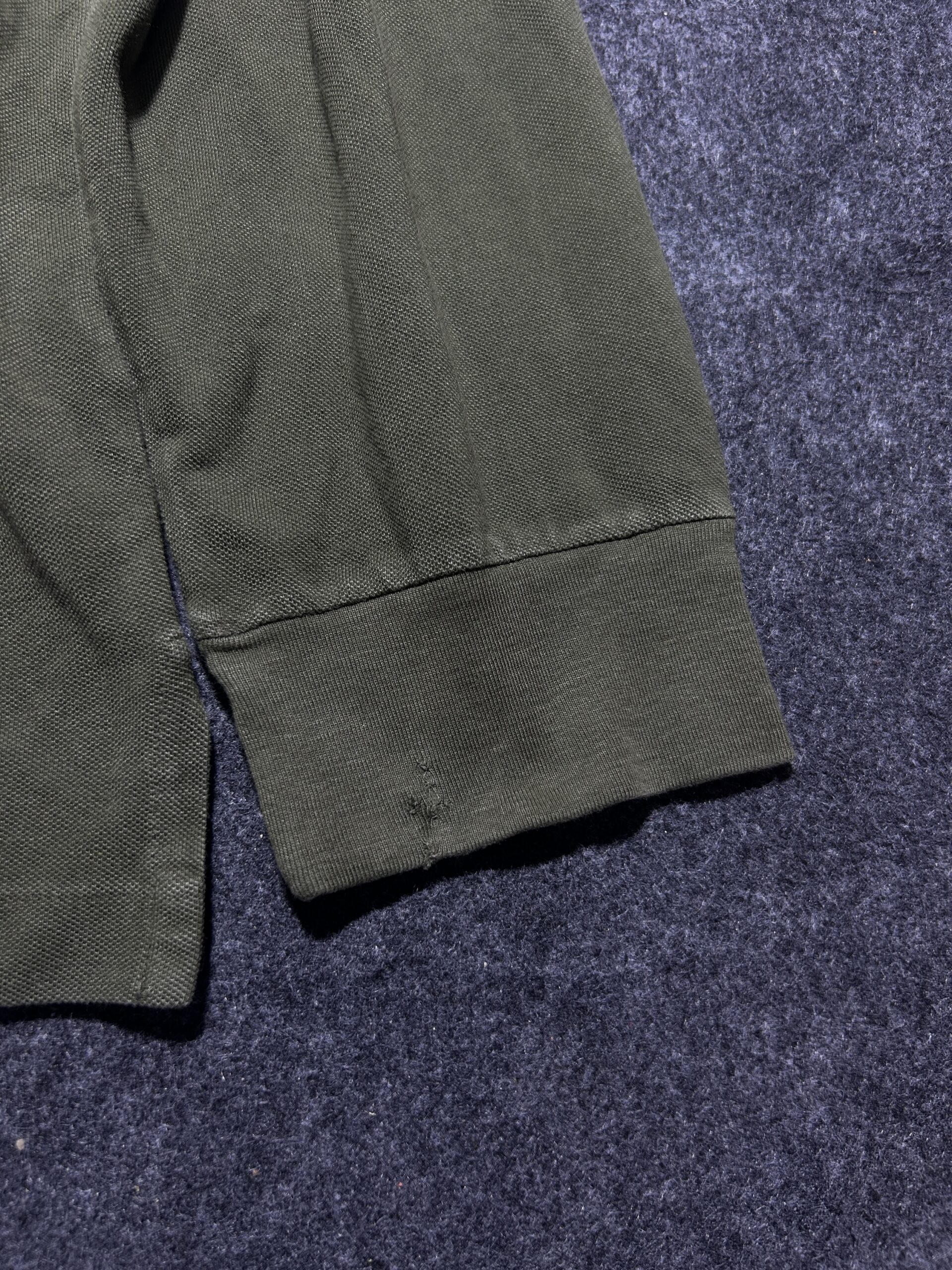 Polo Ralph Lauren Olive Green Long Sleeve Henley T-Shirt (Big Size)