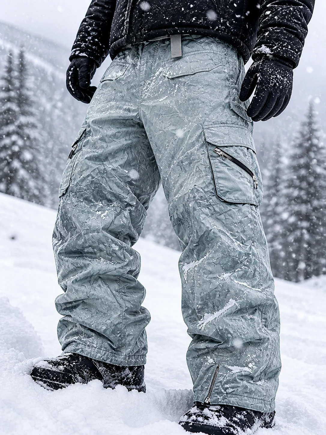 LEX Insulated Cargo Pants 34-36 Waist | Tactical Multi Pocket | Extreme Winter