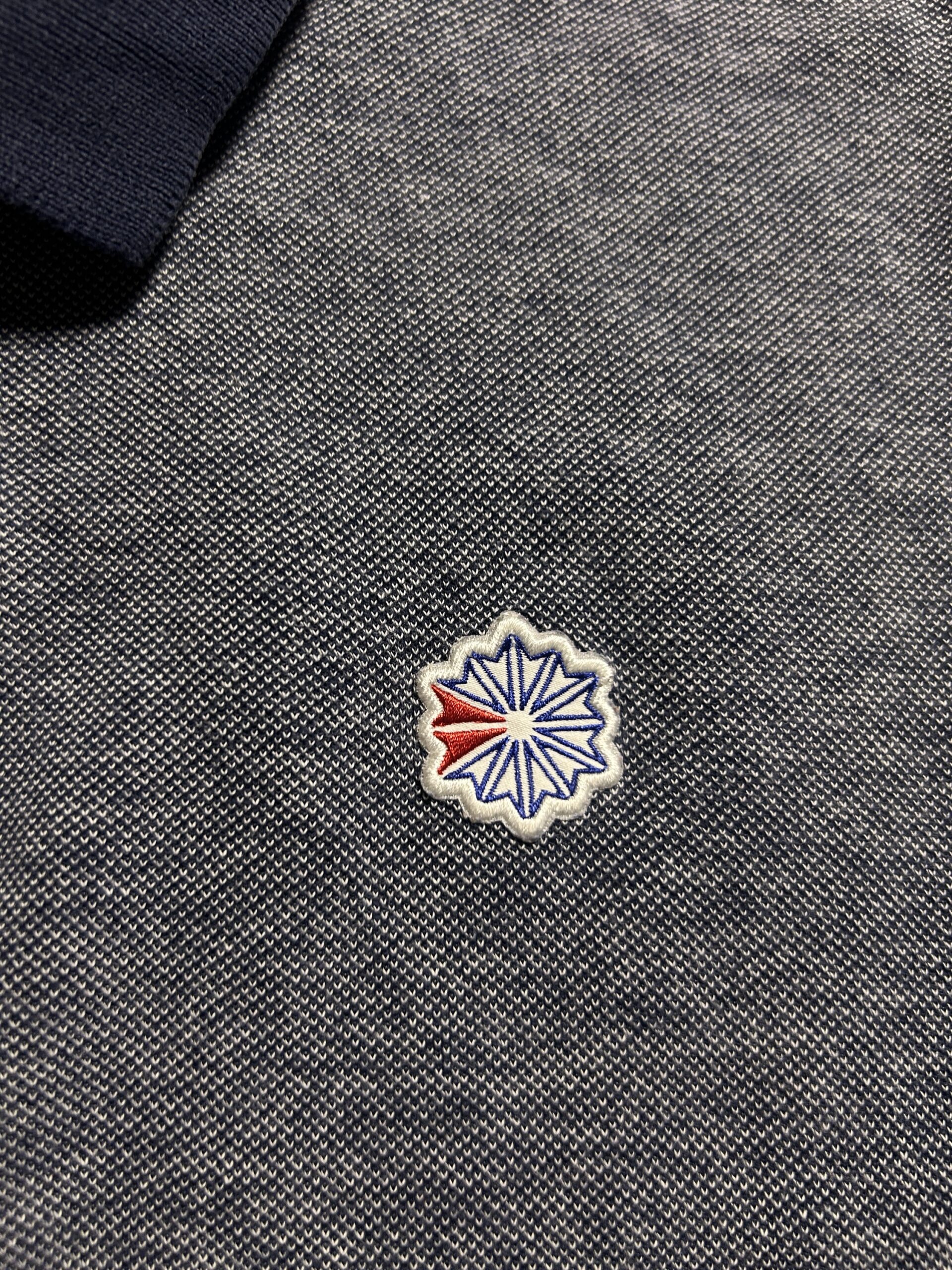 Reebok Classic Navy Blue Polo T-Shirt (42 Chest) Cotton Summer Wear