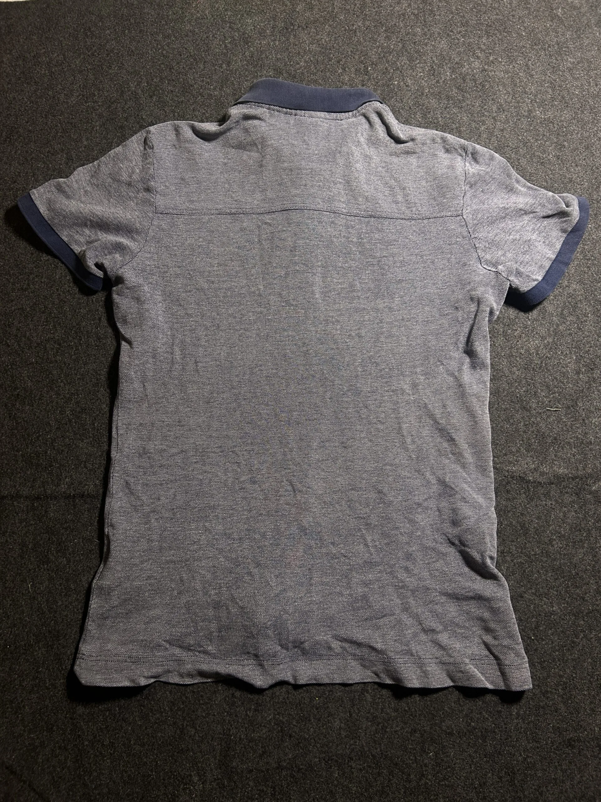 Reebok Classic Navy Blue Polo T-Shirt (42 Chest) Cotton Summer Wear