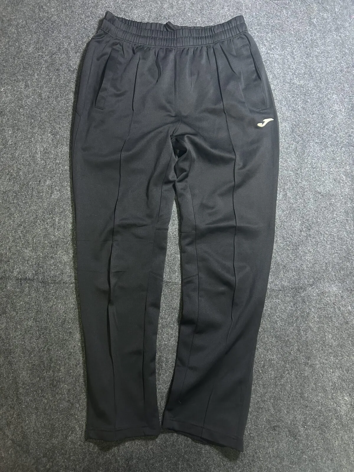 Joma Black Track Pants with Ankle Zip (Size M/ L)