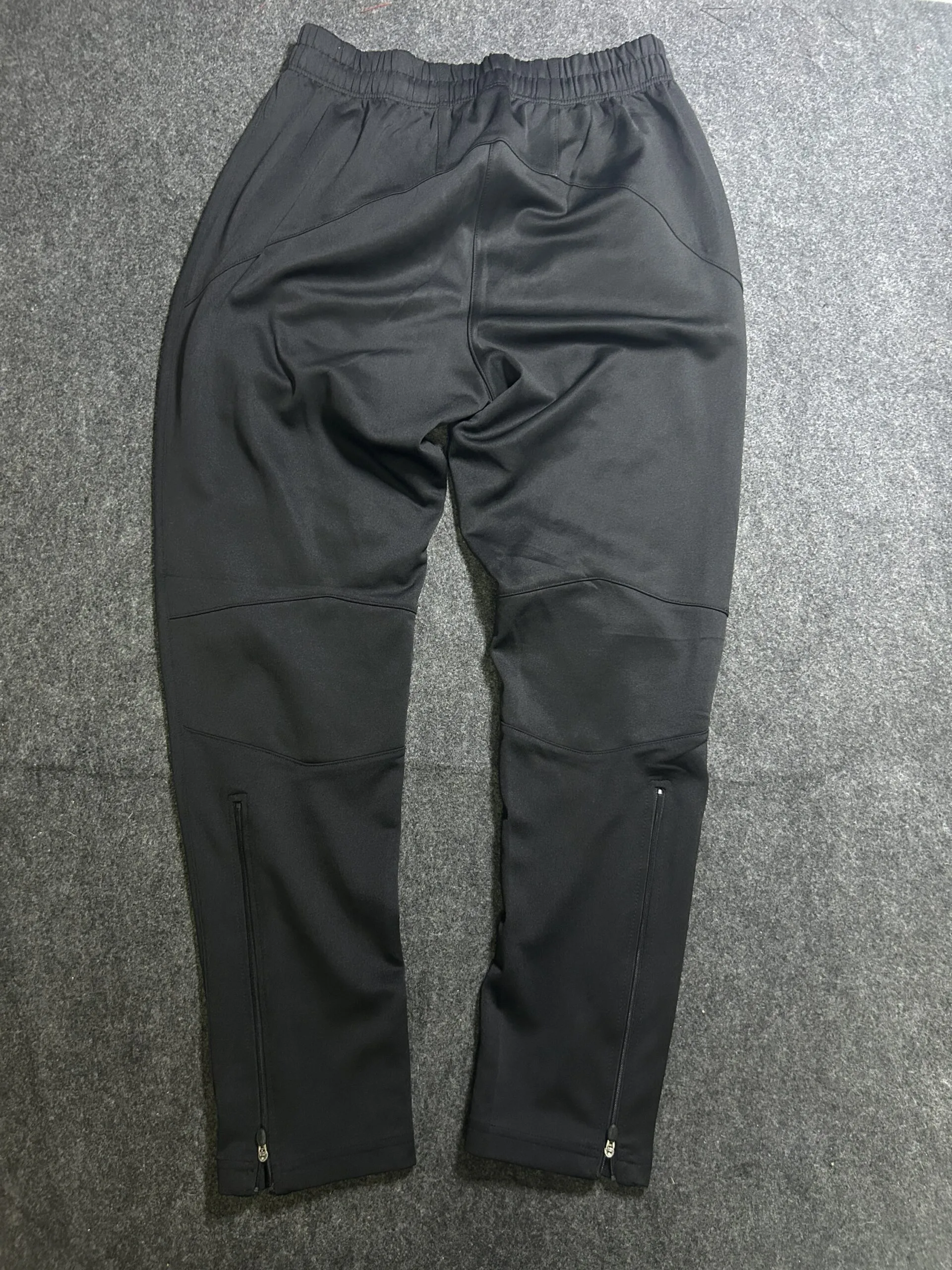 Joma Black Track Pants with Ankle Zip (Size M/ L)