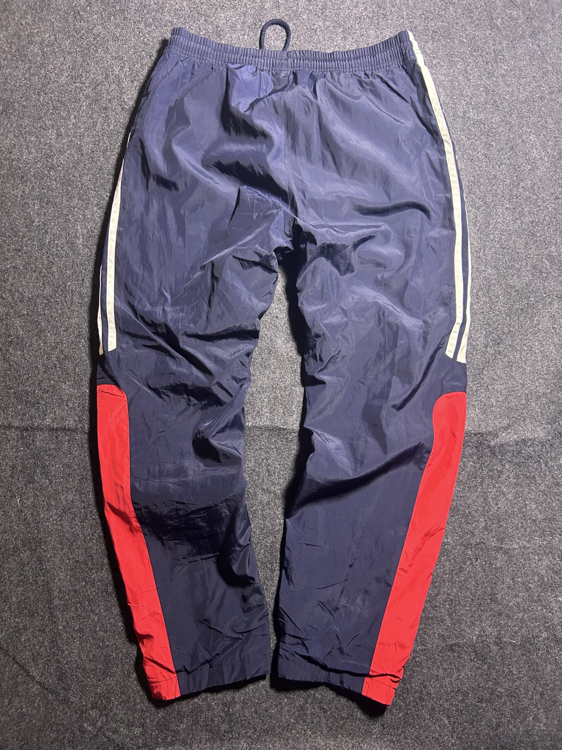 Fila Mesh-Lined Windbreaker Track Pants Navy S-M