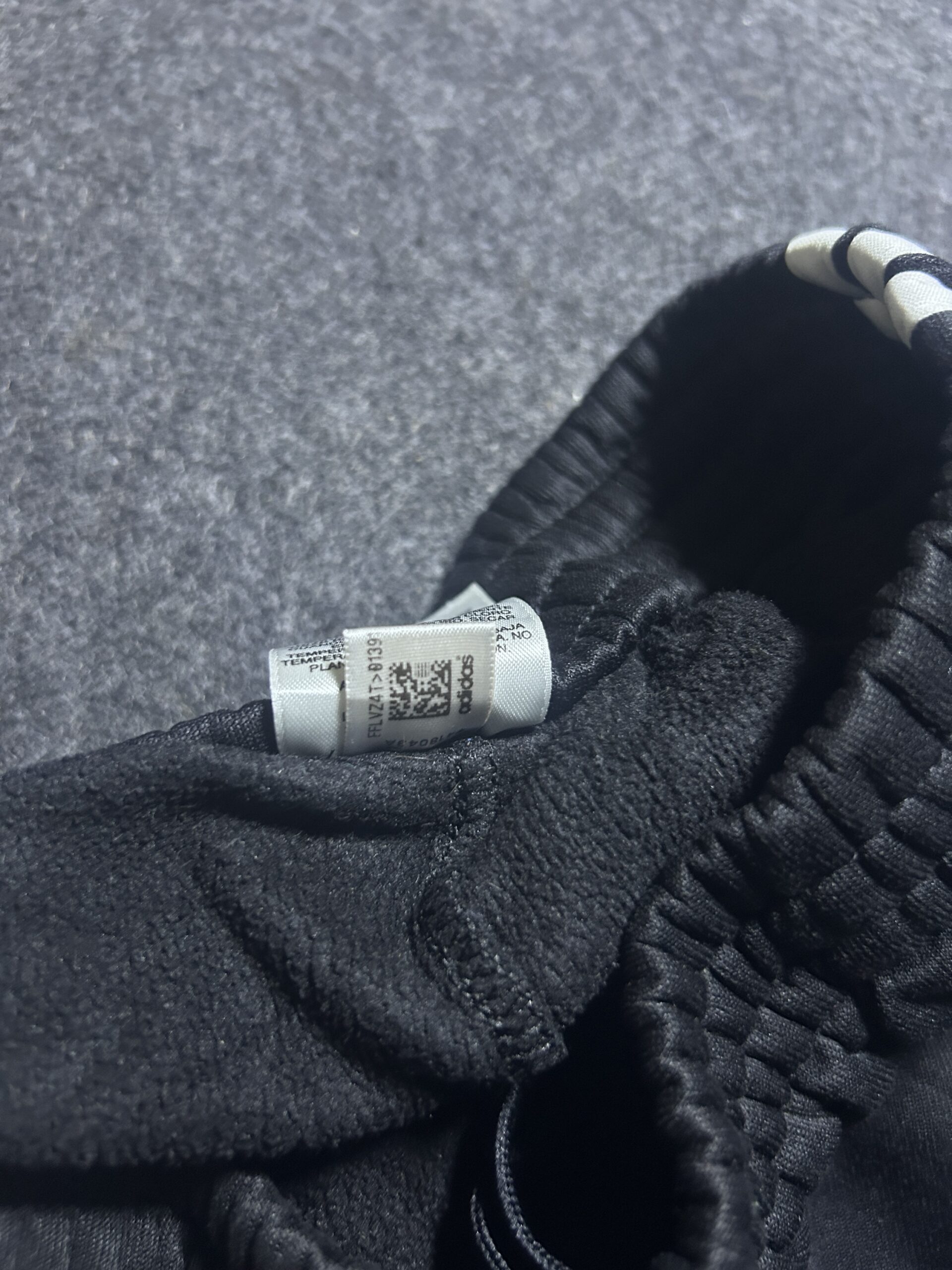 Adidas Black 3-Stripes Track Pants | Slim Fit | W 26-30
