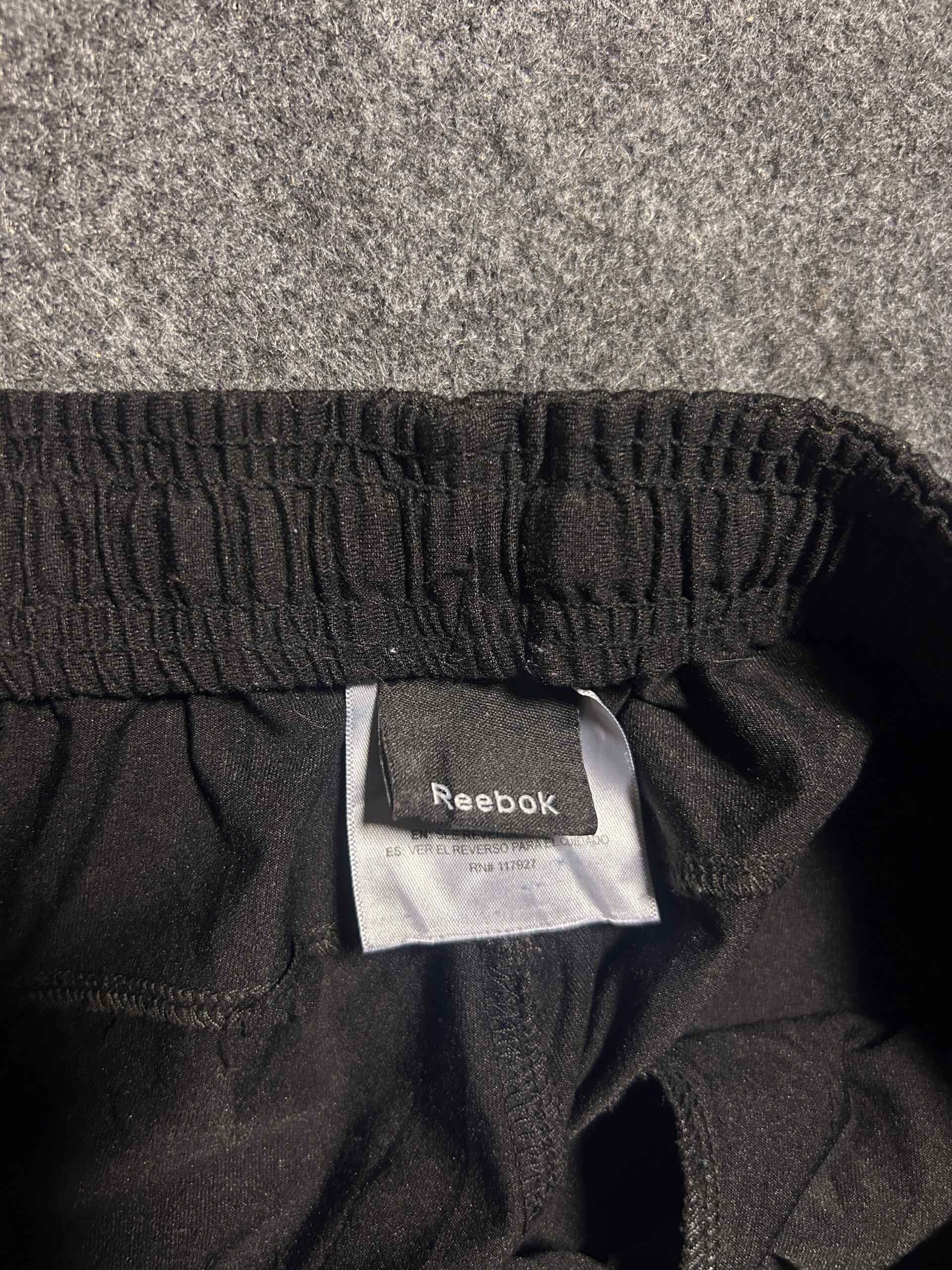 Reebok Men’s Black Activewear Track Pants XL