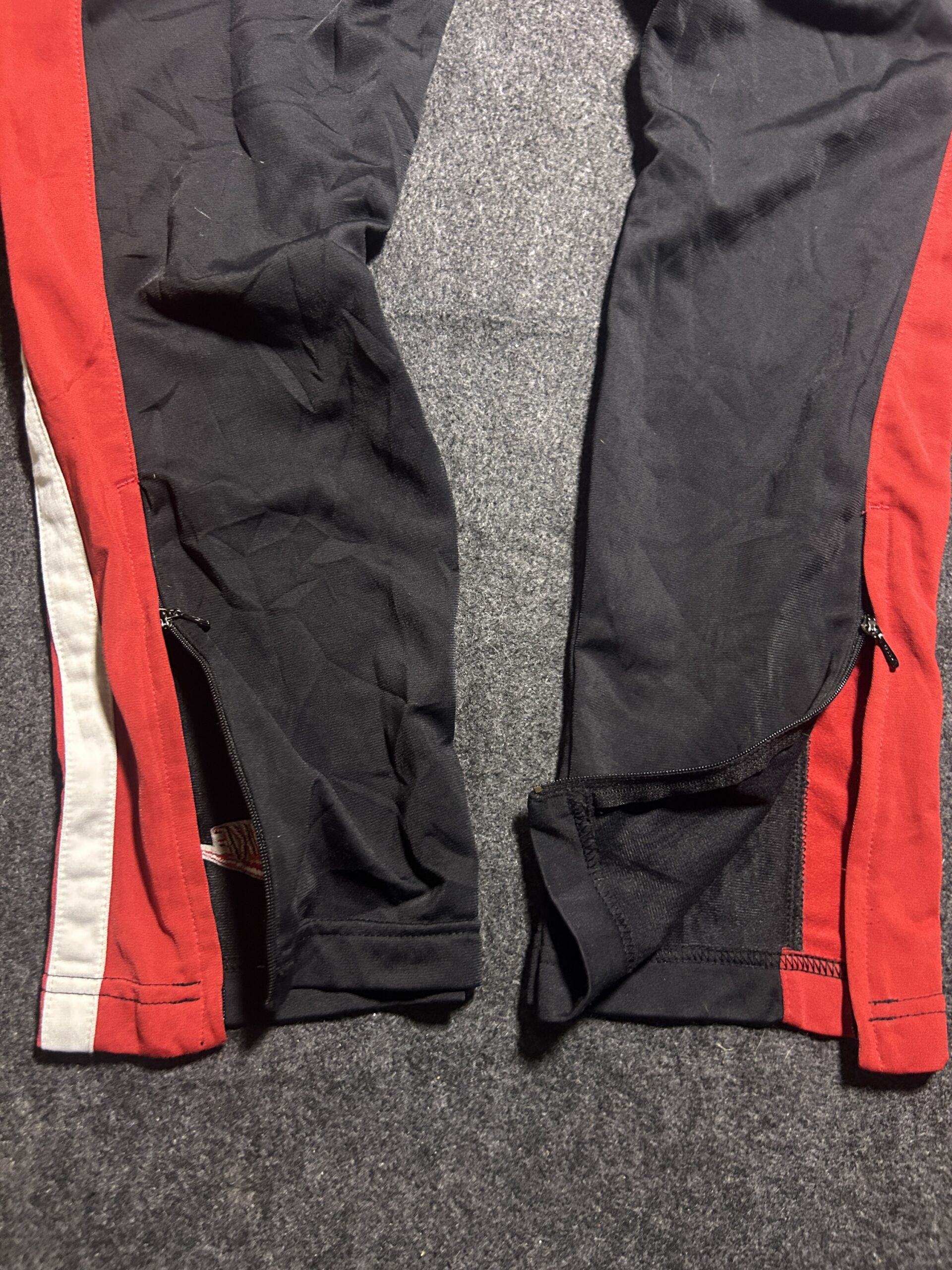 Nike Vintage Side Stripe Women’s Track Pants Black Red | 28-30