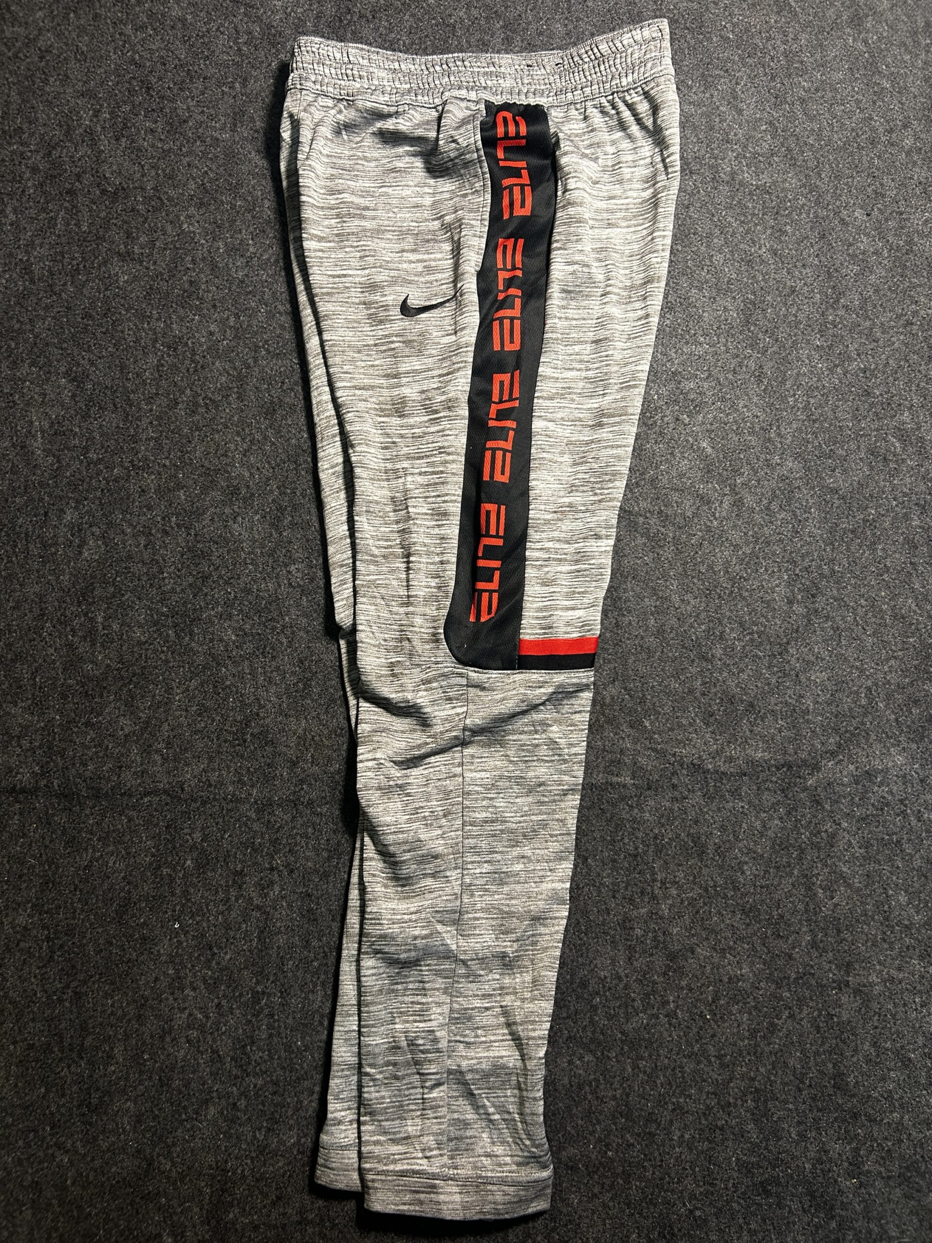 Nike Elite Therma-FIT Track Pants Grey/Black | 26-28