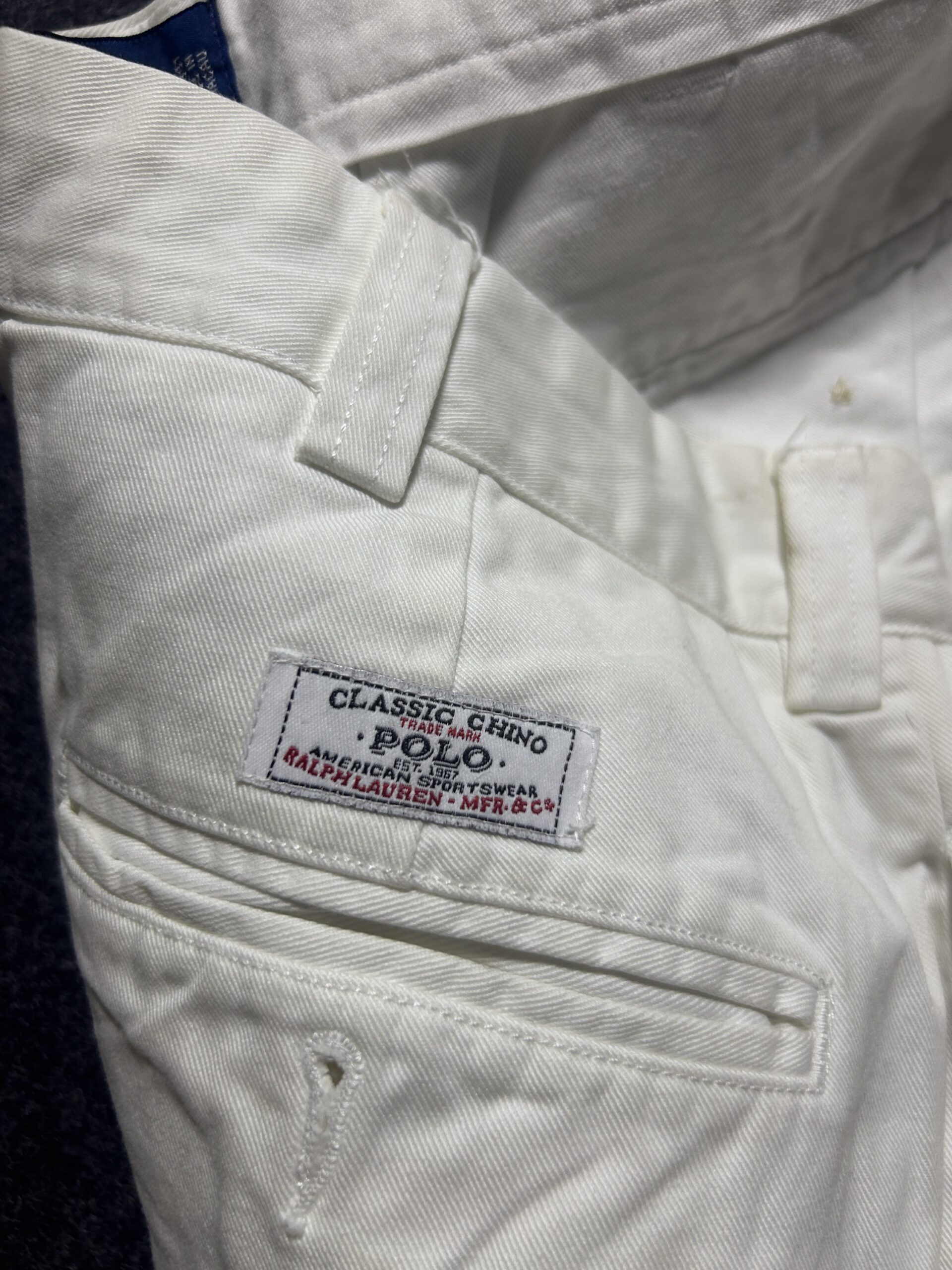 Polo Ralph Lauren Classic Chino Pants – White Cream | 34W