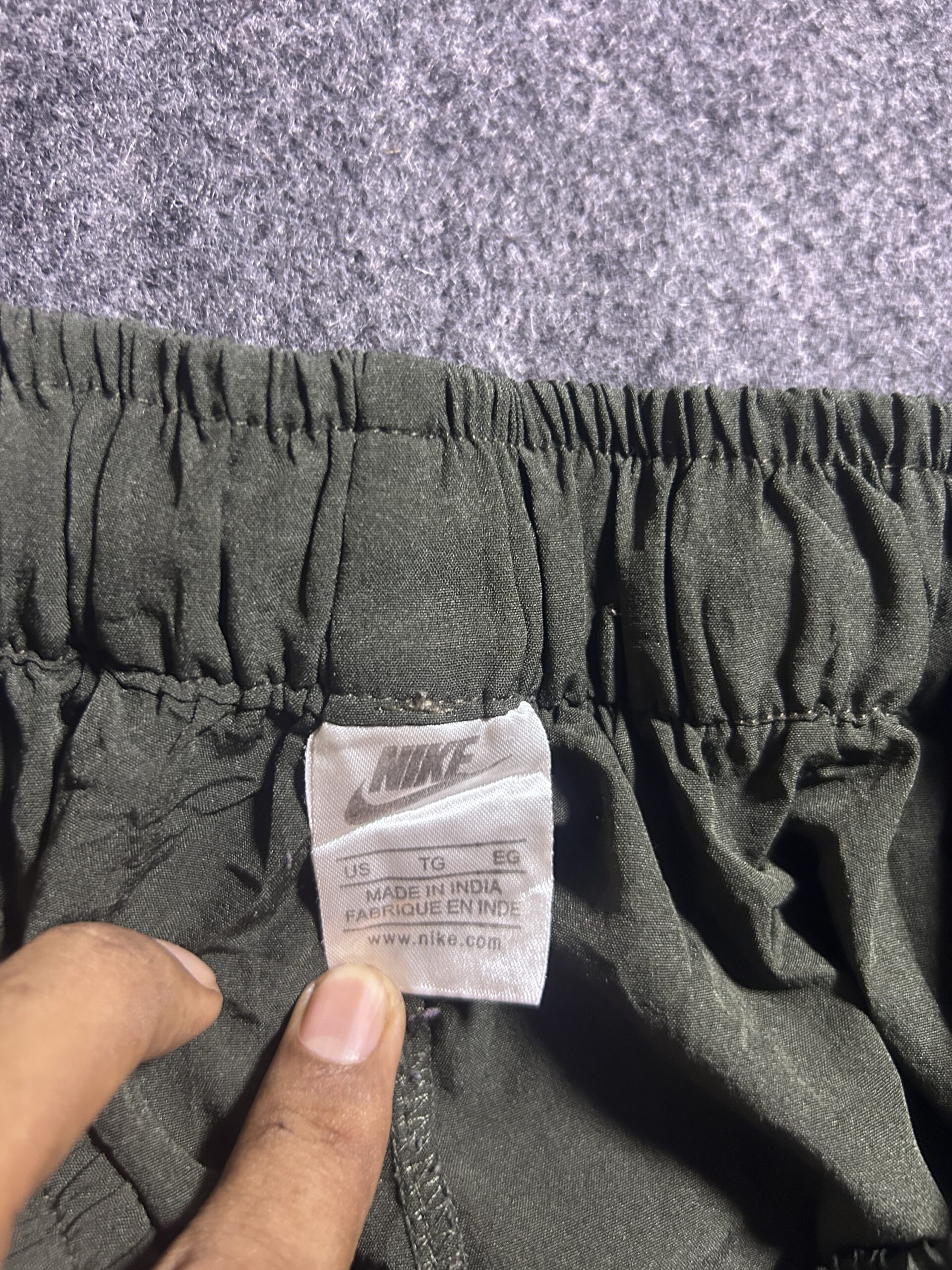 Nike Jordan Utility Parachute Track Pants Olive Green