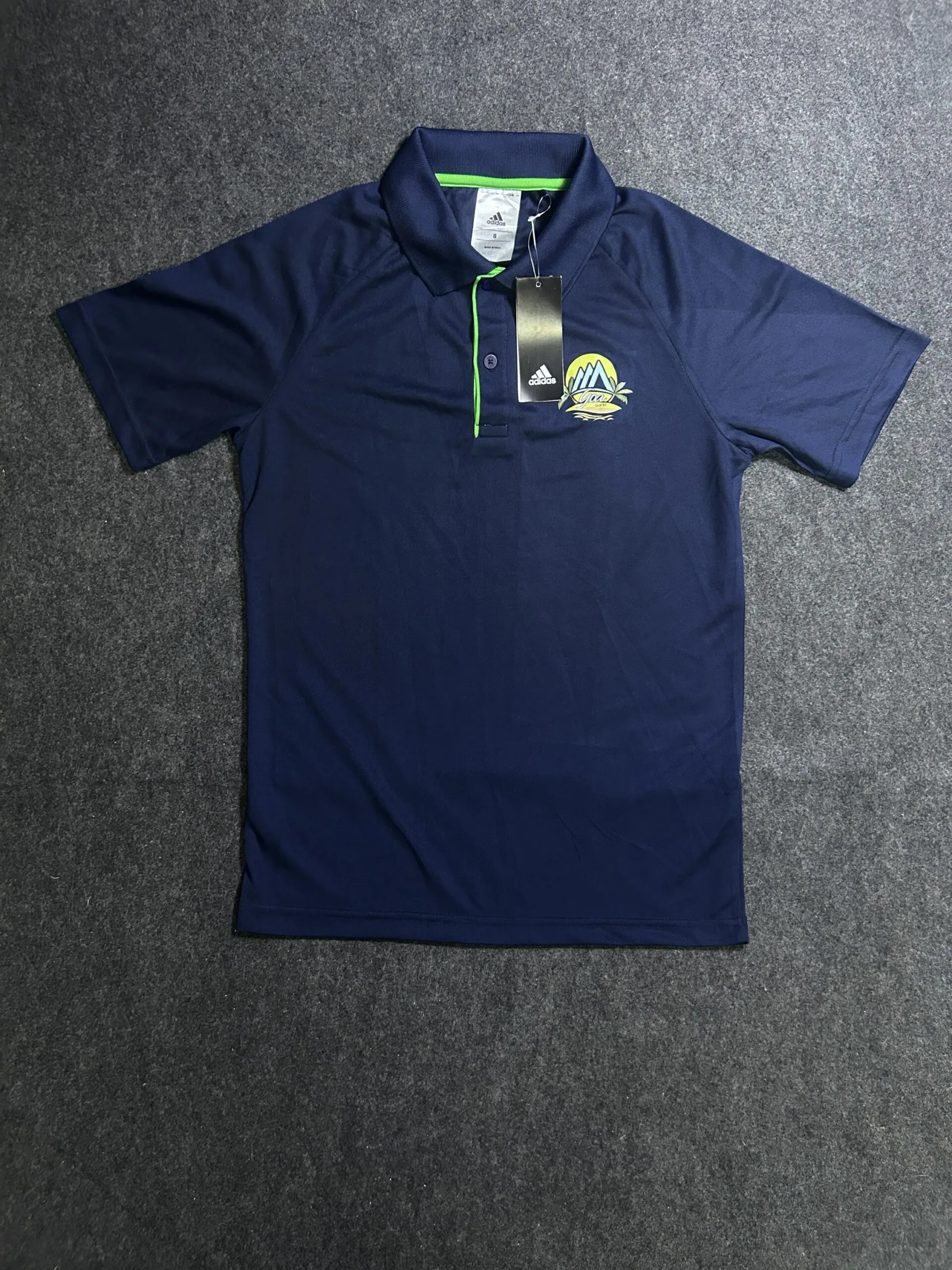 Adidas Golf Performance Polo T-Shirt Navy Blue | S