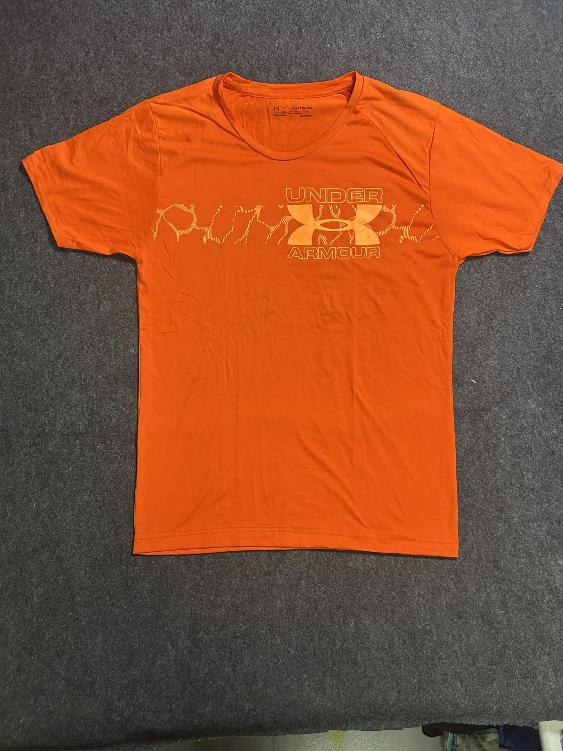Under Armour HeatGear Tshirt Orange | Modified | L