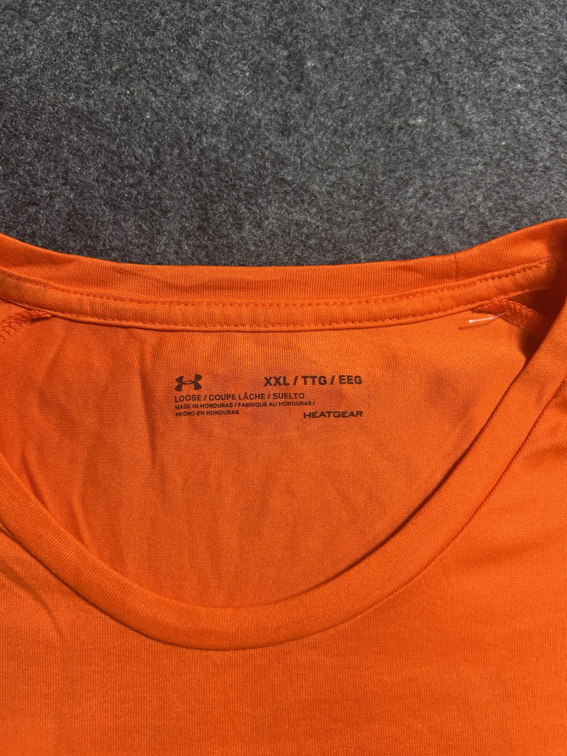 Under Armour HeatGear Tshirt Orange | Modified | L