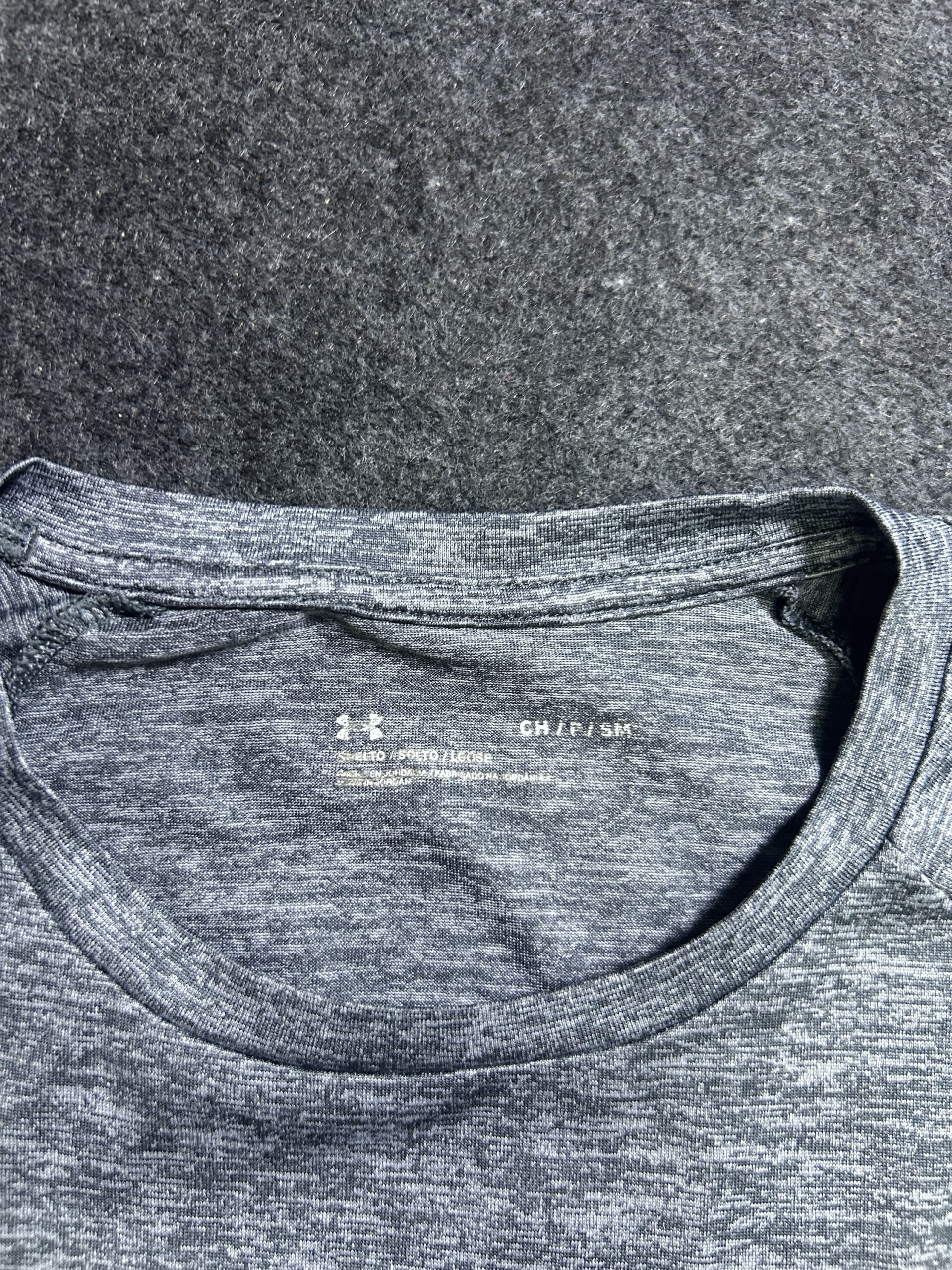 Under Armour HeatGear Long Sleeve Performance Tee – Grey Marl | M