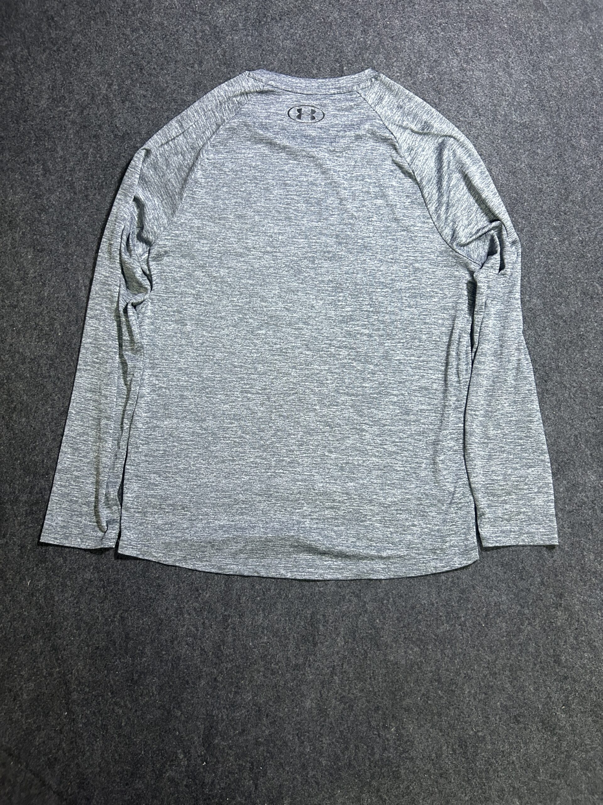 Under Armour HeatGear Long Sleeve Performance Tee – Grey Marl | M