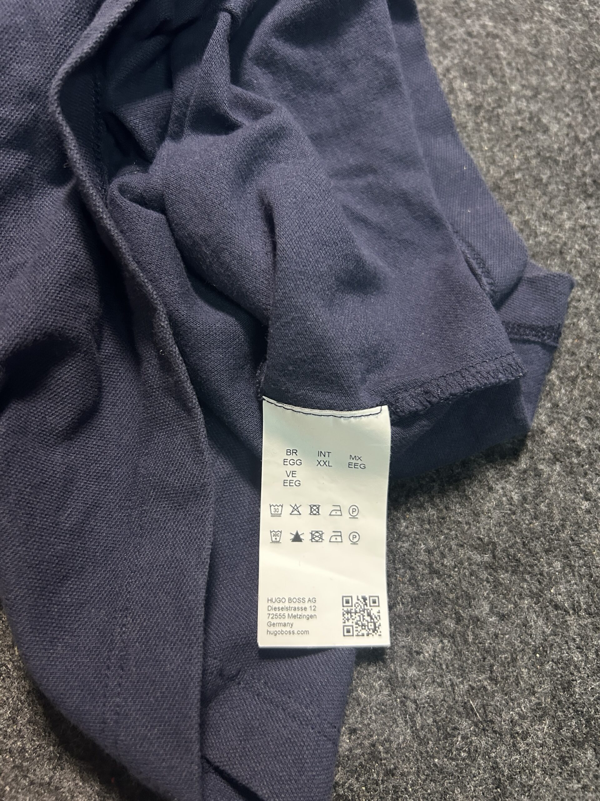 Hugo Boss Navy Polo T-Shirt – XXL