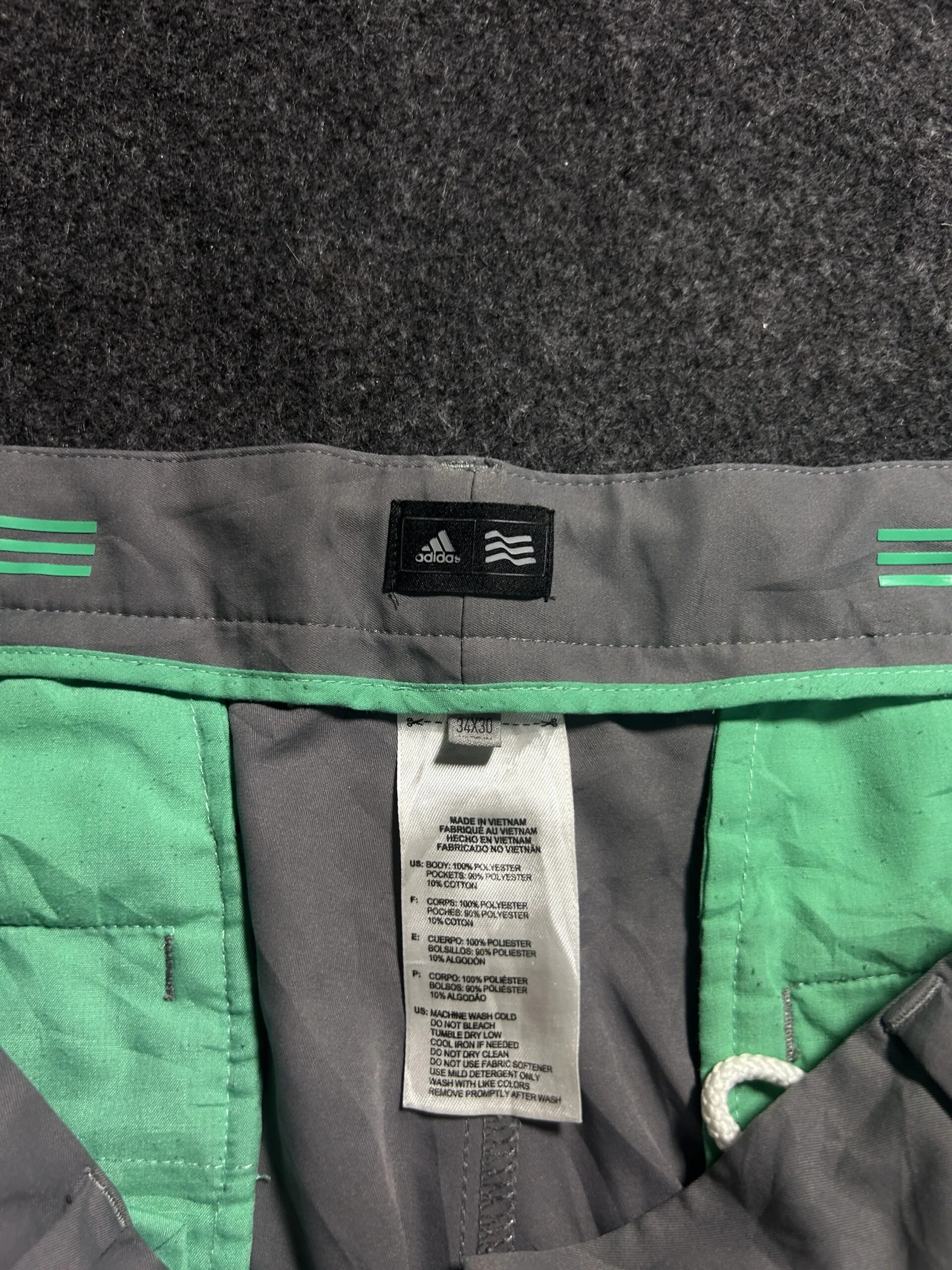 Adidas Golf Performance Pants – Grey XL