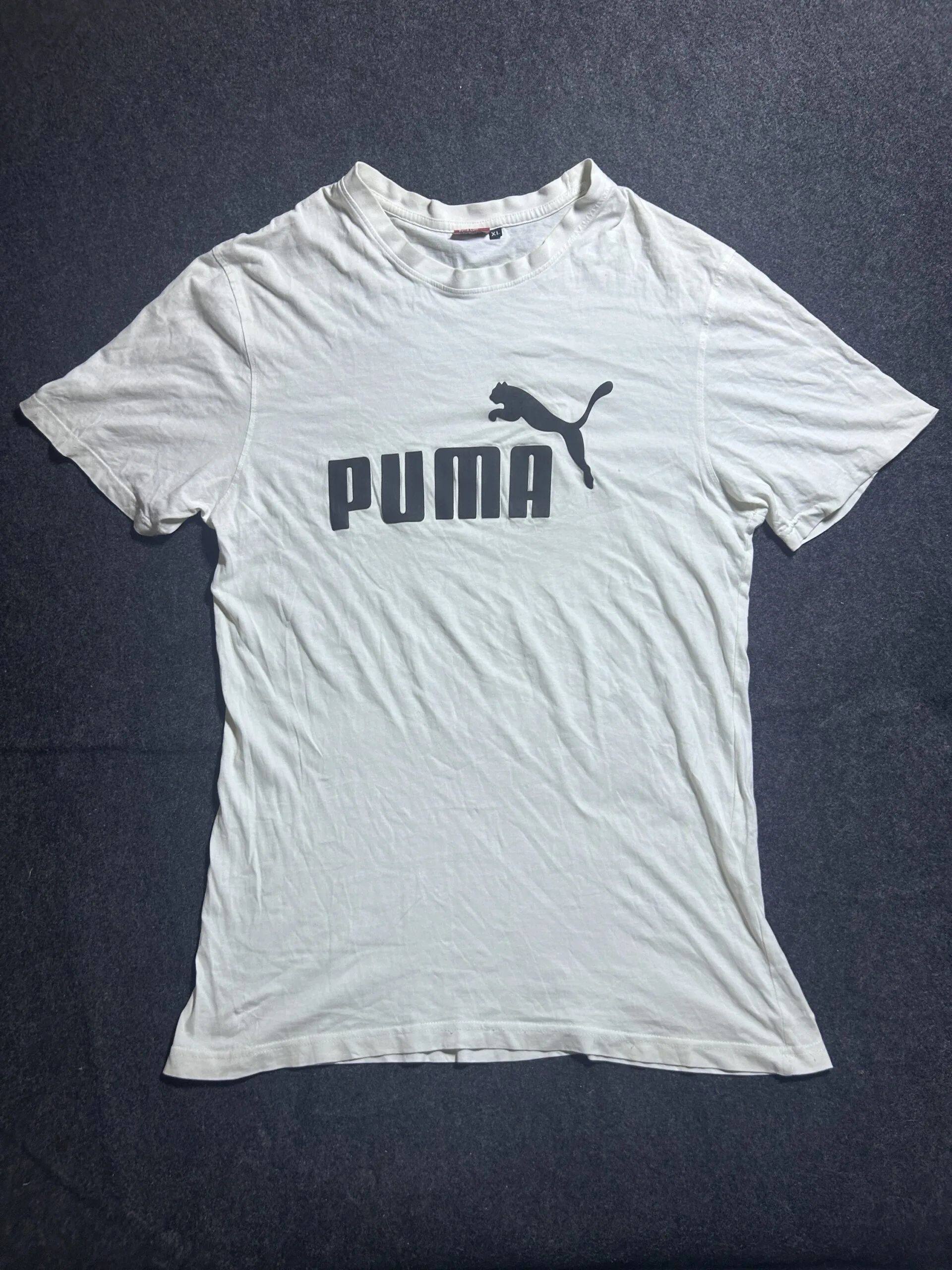 Puma Essential Logo T-Shirt | White | 100% Cotton | L