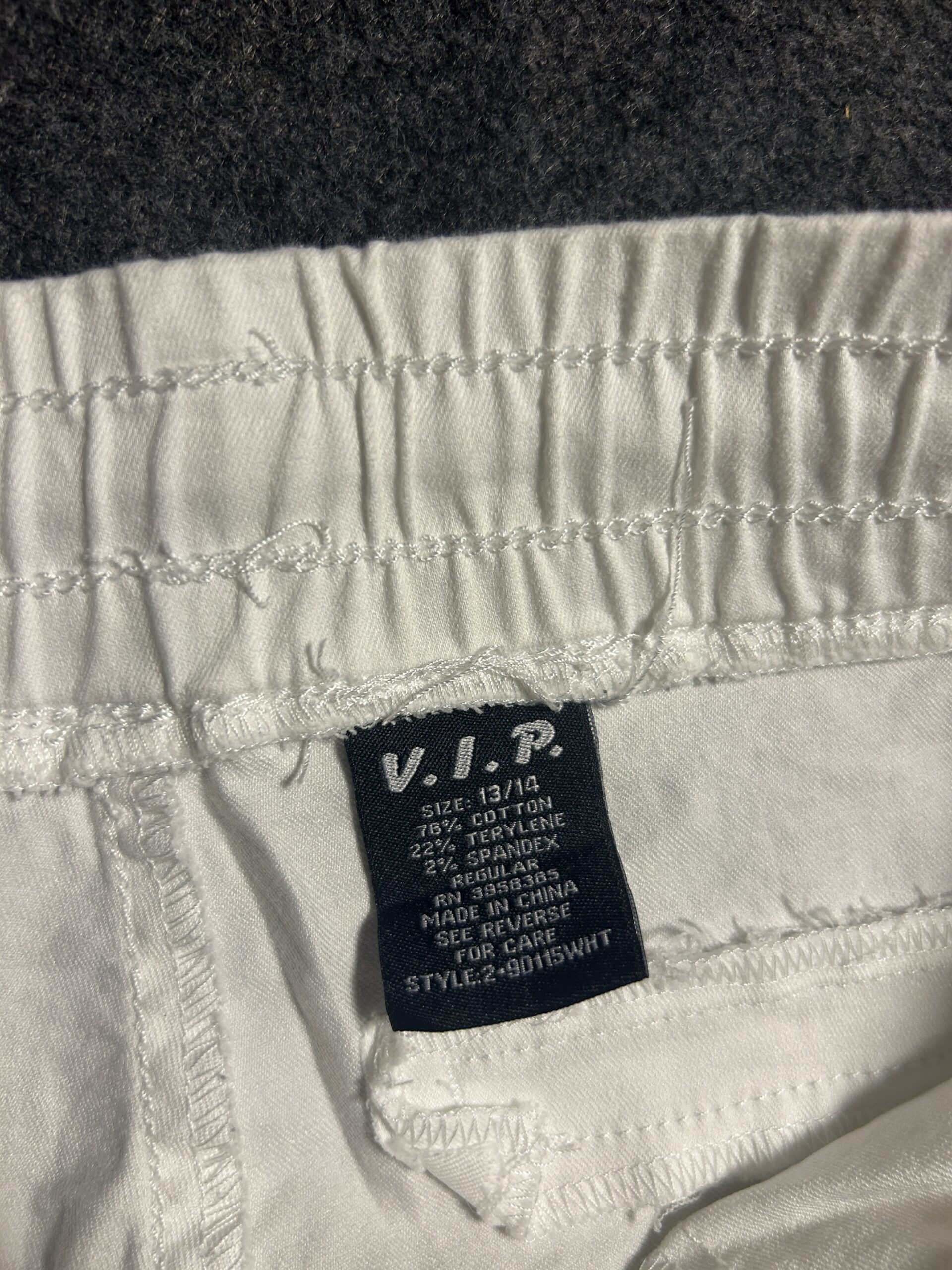 VIP Jeans Jogger Pants | White | M