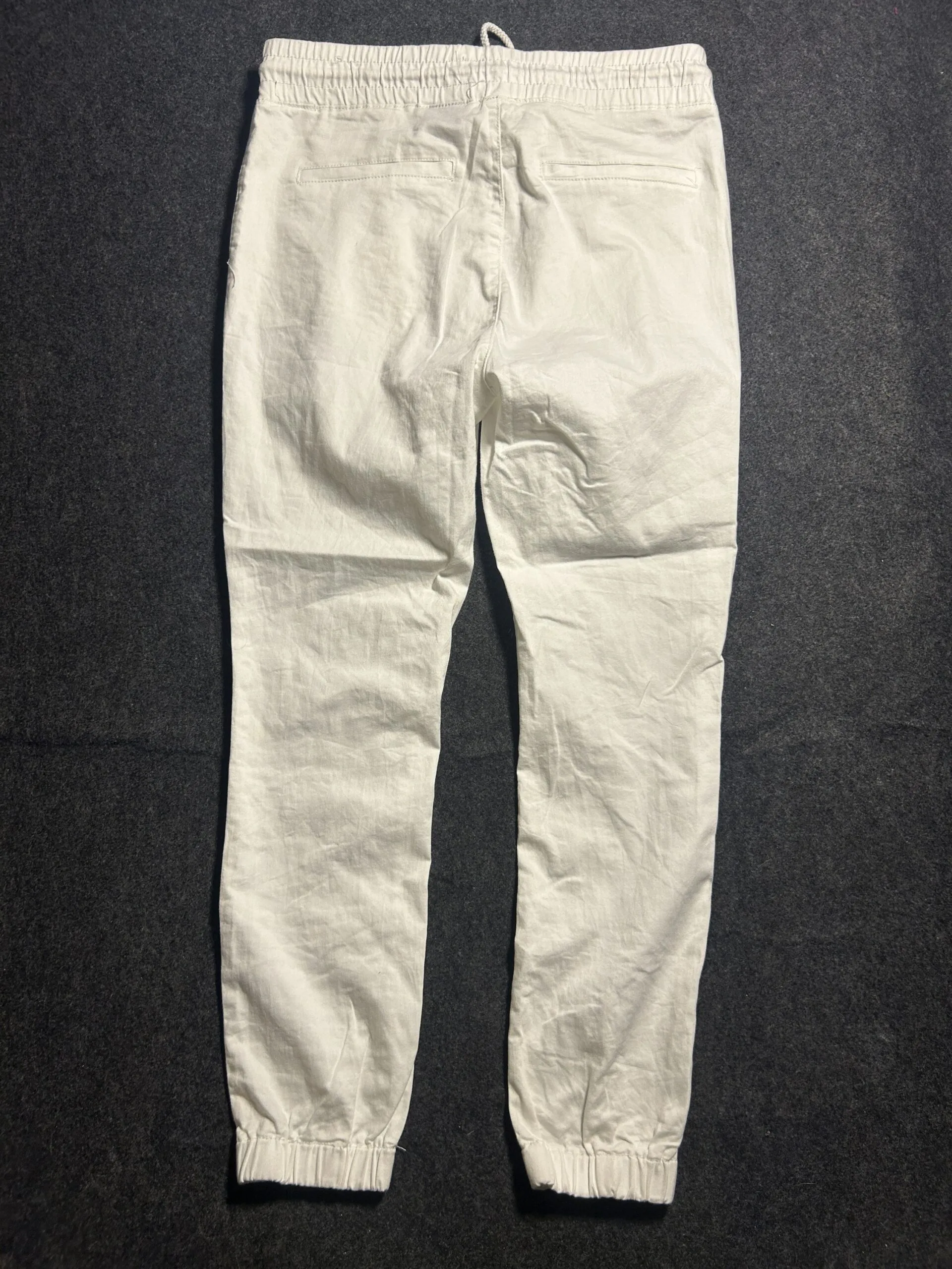 VIP Jeans Jogger Pants | White | M