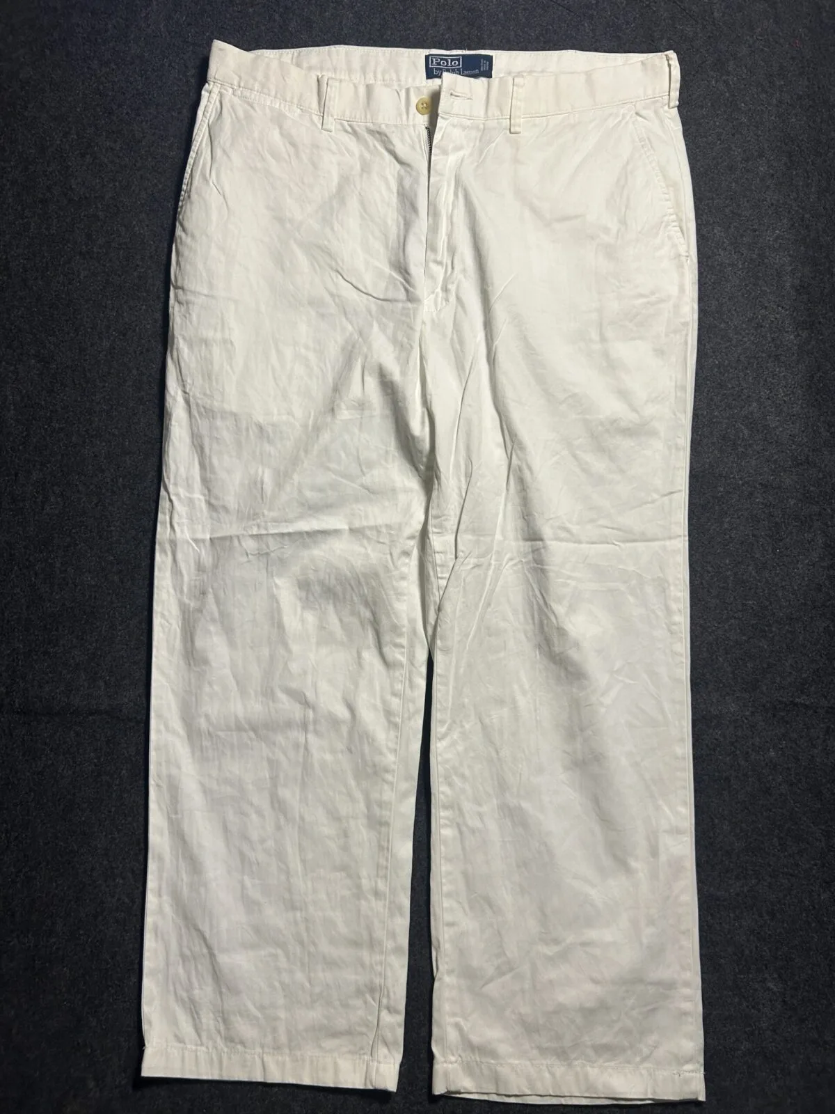 Polo by Ralph Lauren White | 100% Cotton Trousers | W36