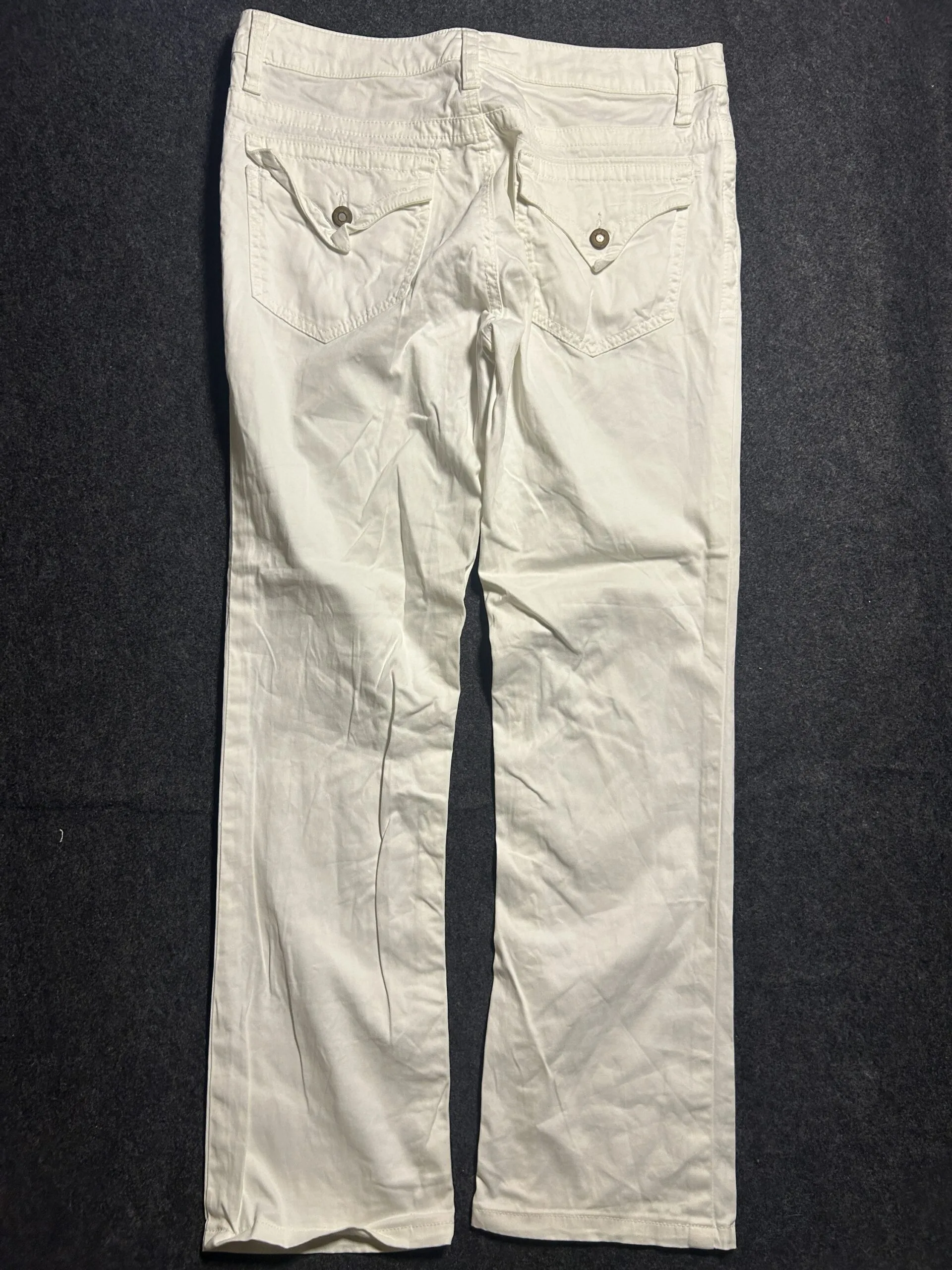 PureColor White Straight Fit Trouser | W34