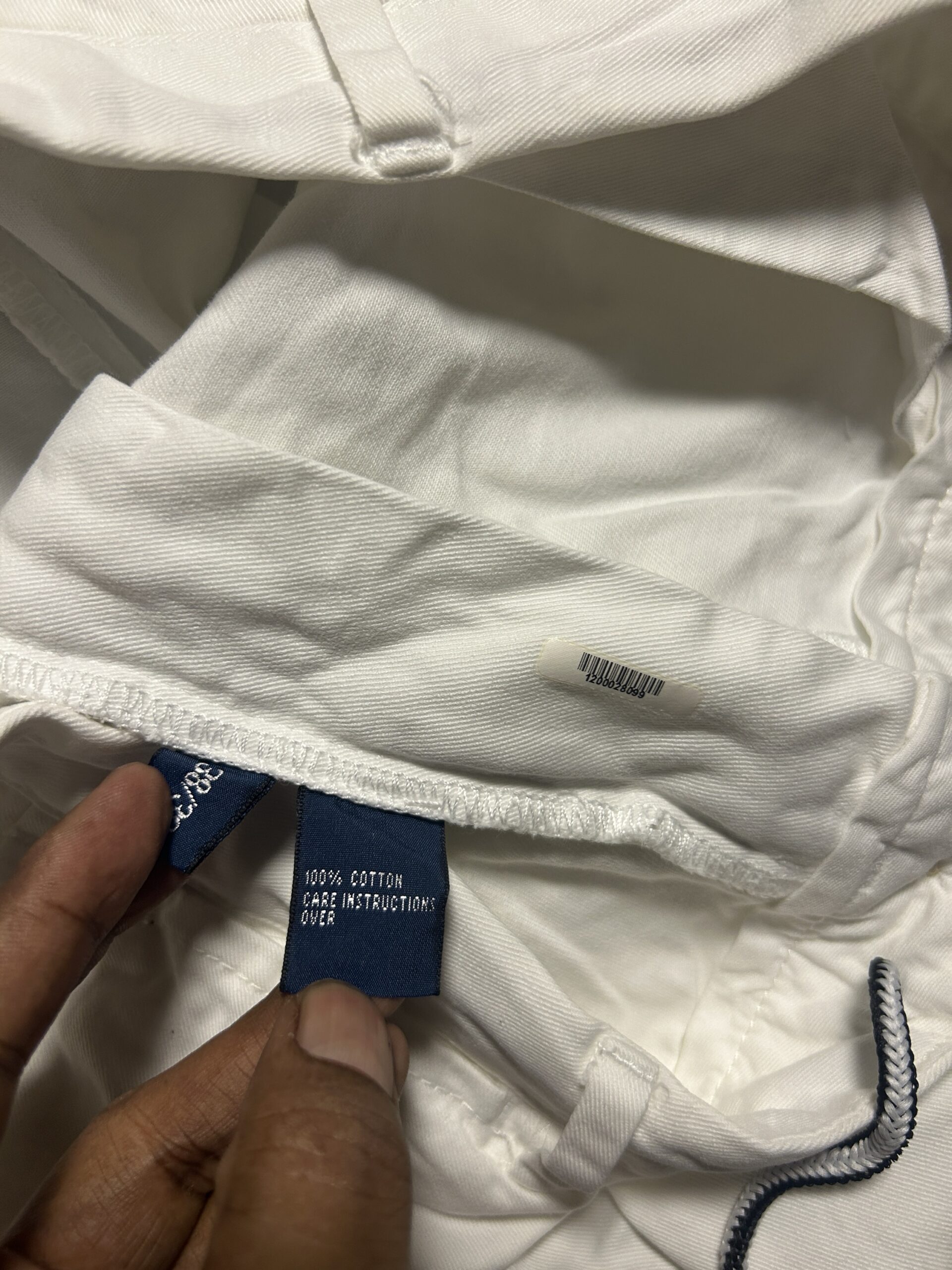 Polo classic  by Ralph Lauren White Cotton Trouser | W 38