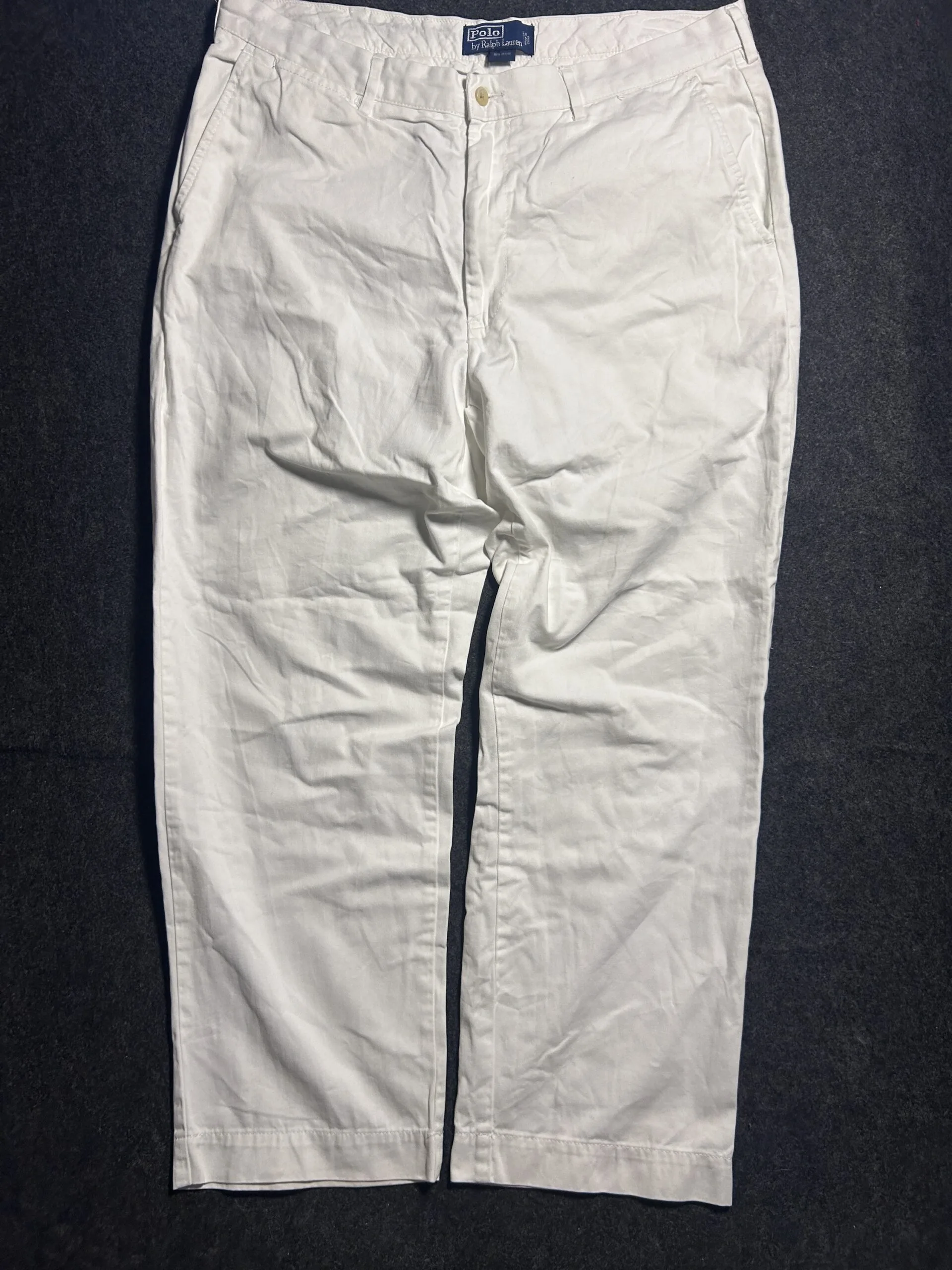 Polo classic  by Ralph Lauren White Cotton Trouser | W 38