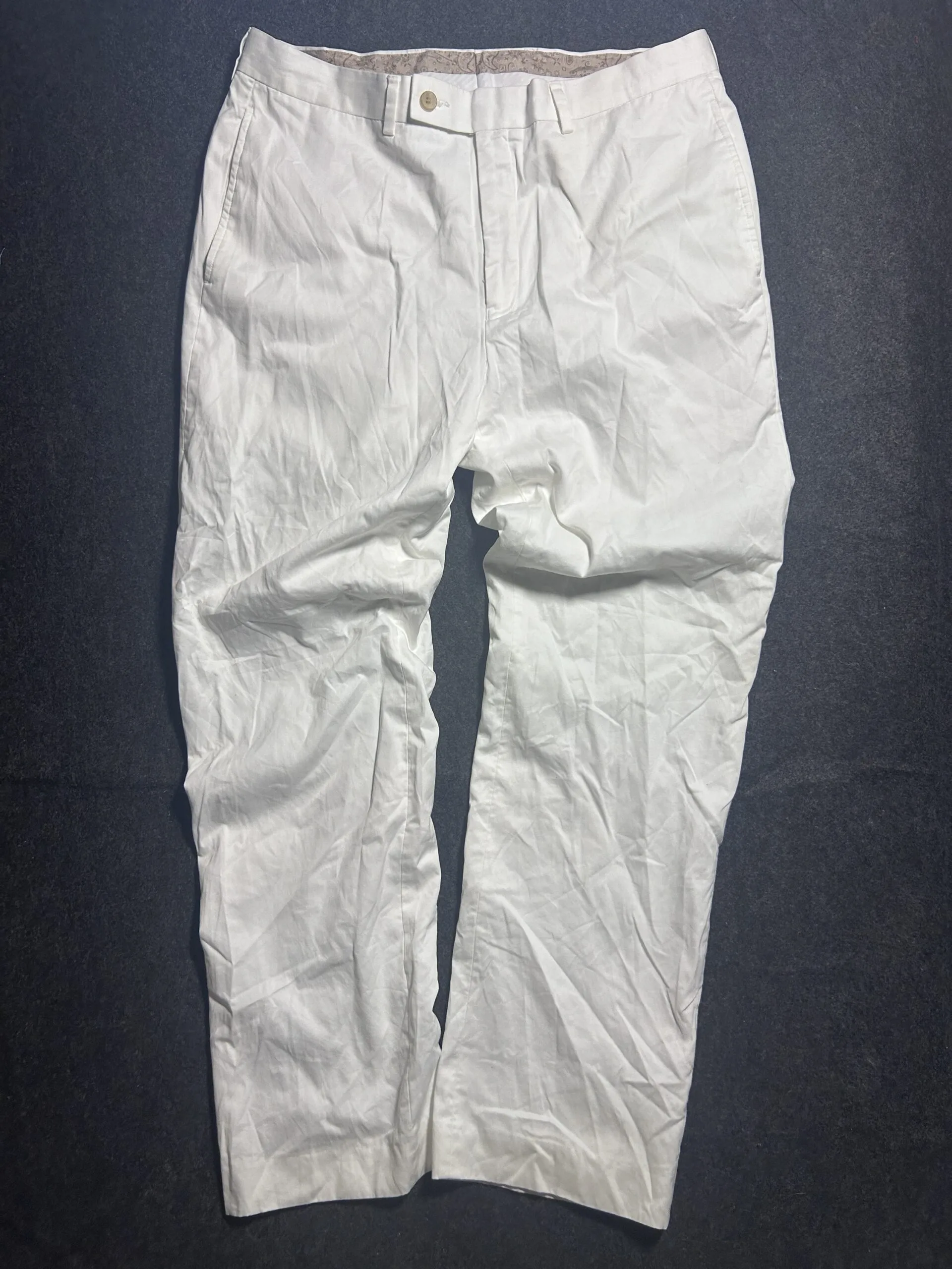 Ralph Lauren White Chino Pants | W36 | 100% Premium Cotton