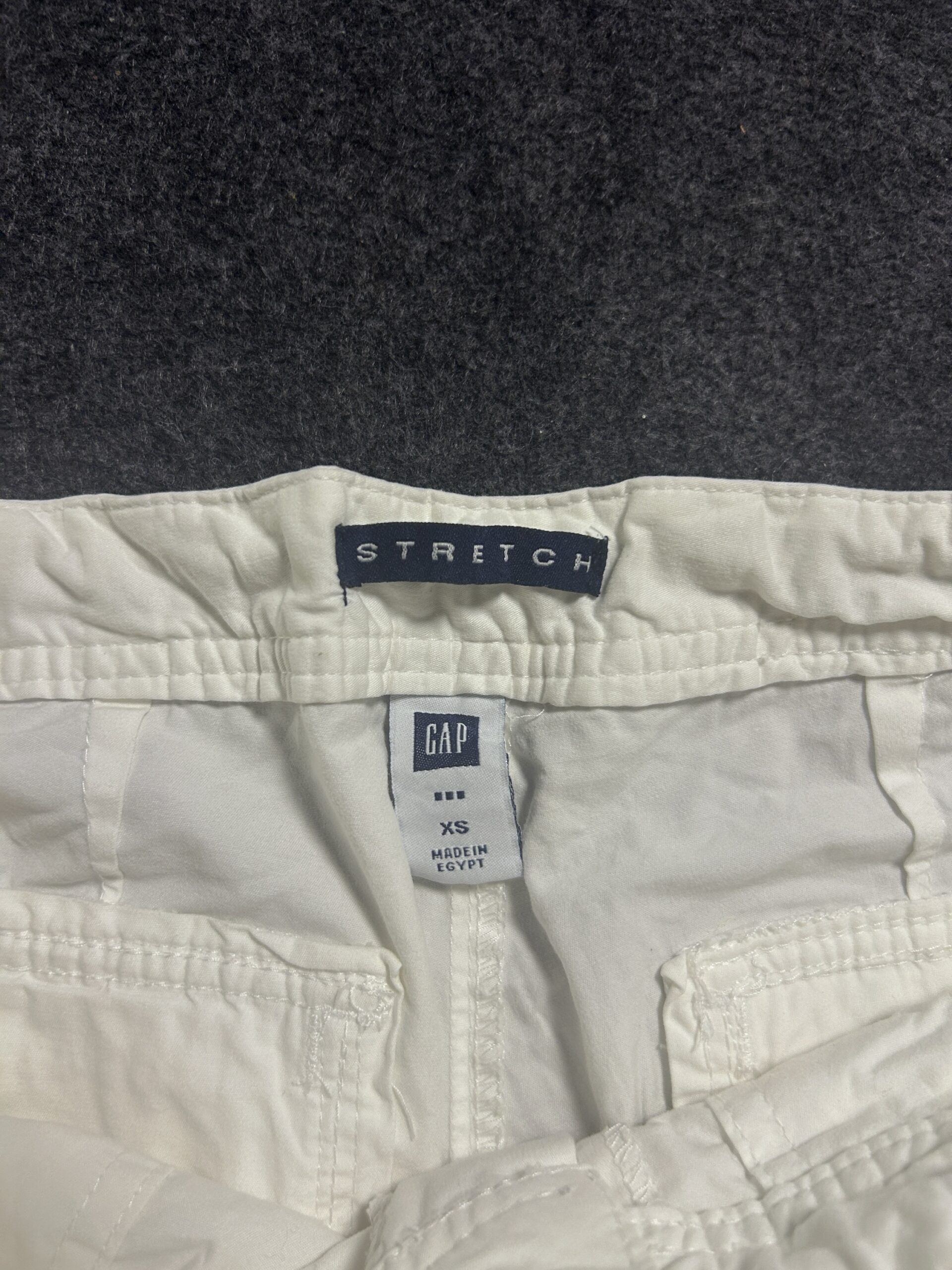 GAP Stretch Utility Pants | White | W30