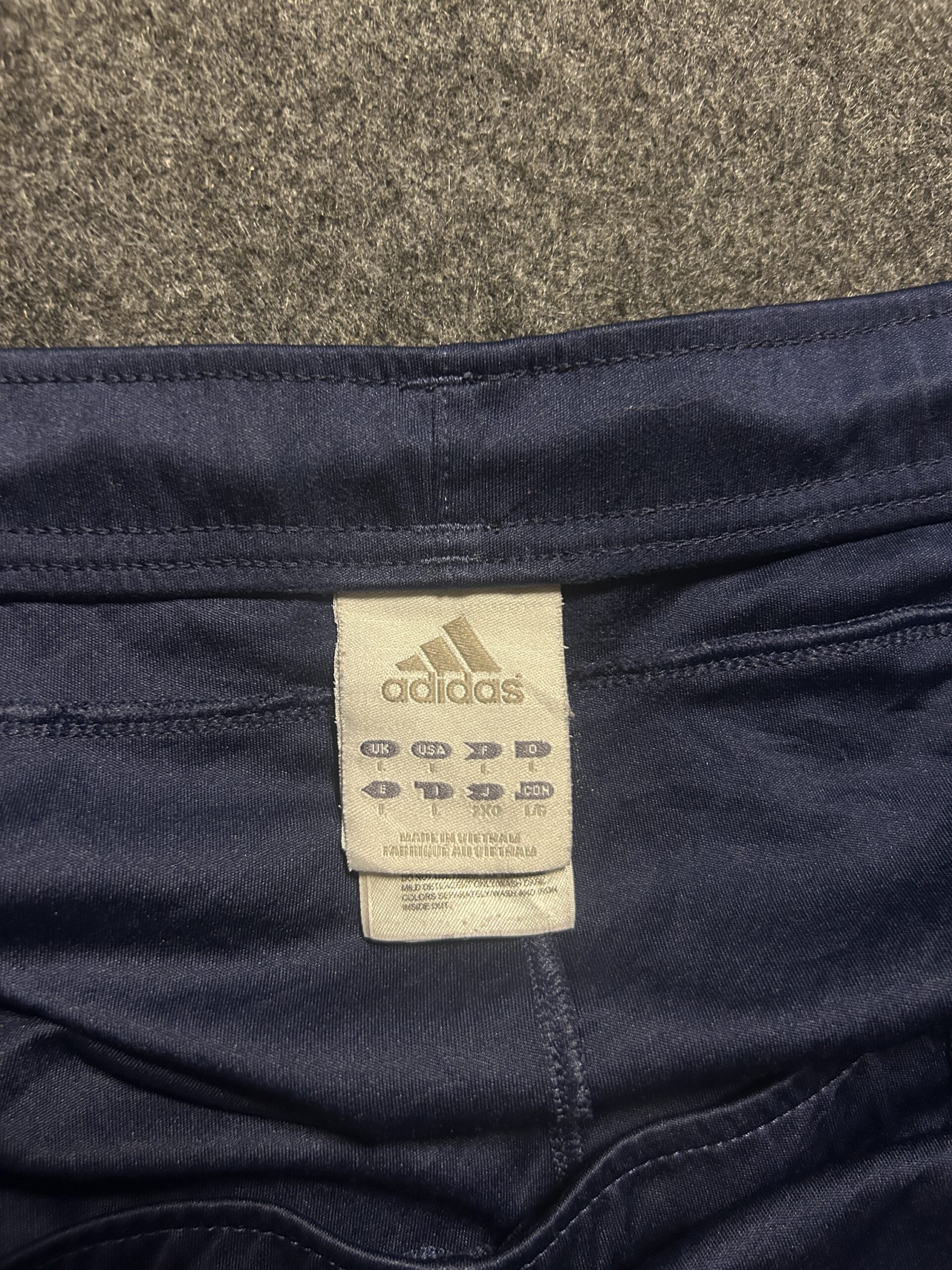 Adidas Navy Blue Performance Training Shorts XL