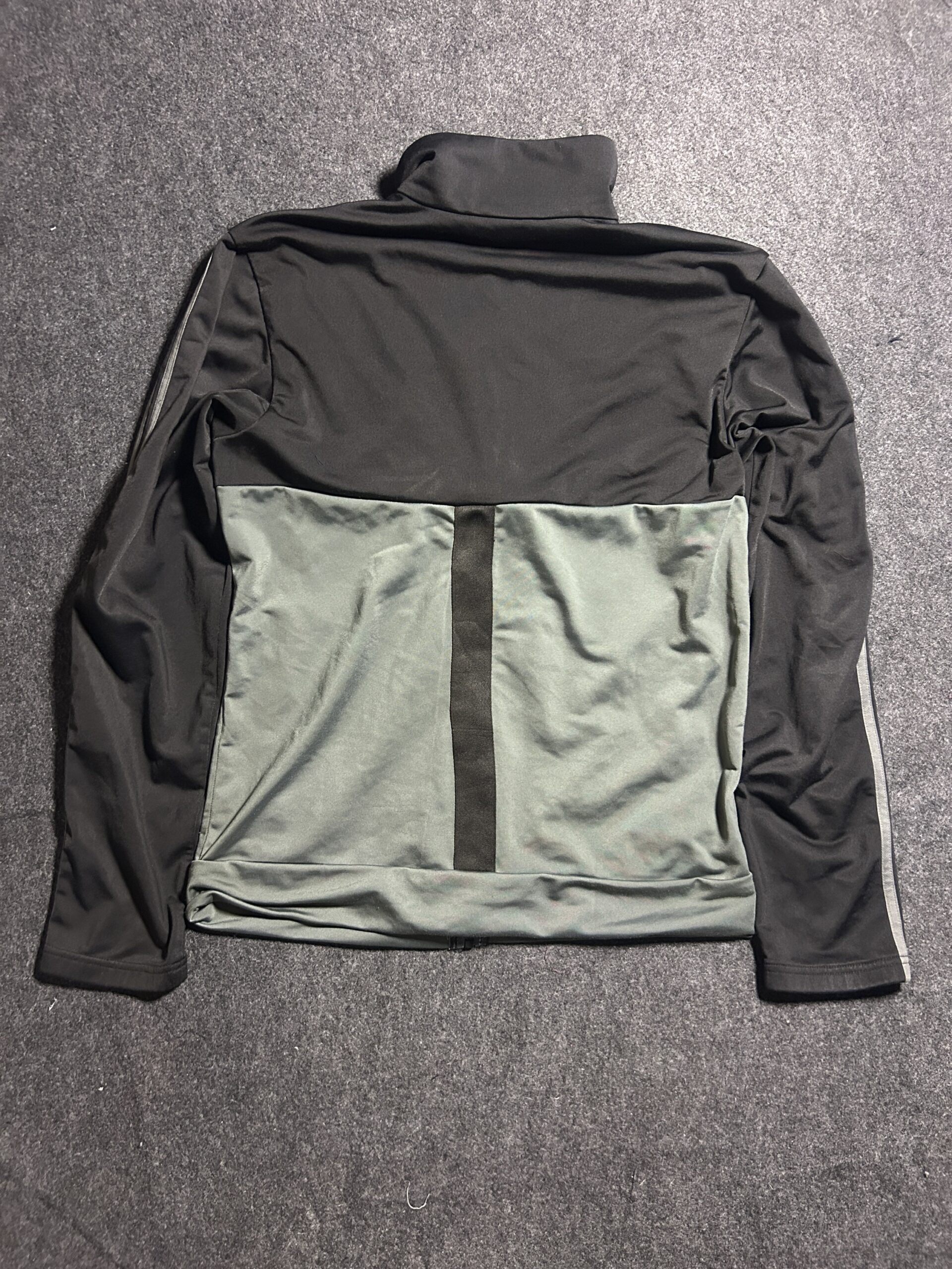Adidas 3-Stripes Track Jacket | Black Grey | M
