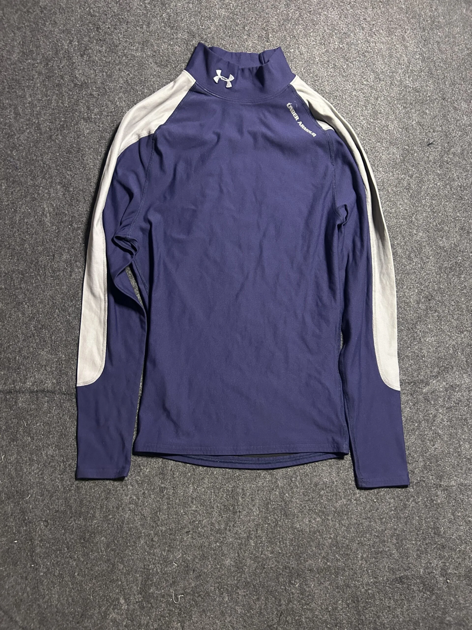 Under Armour Compression Mock Neck | Navy | S