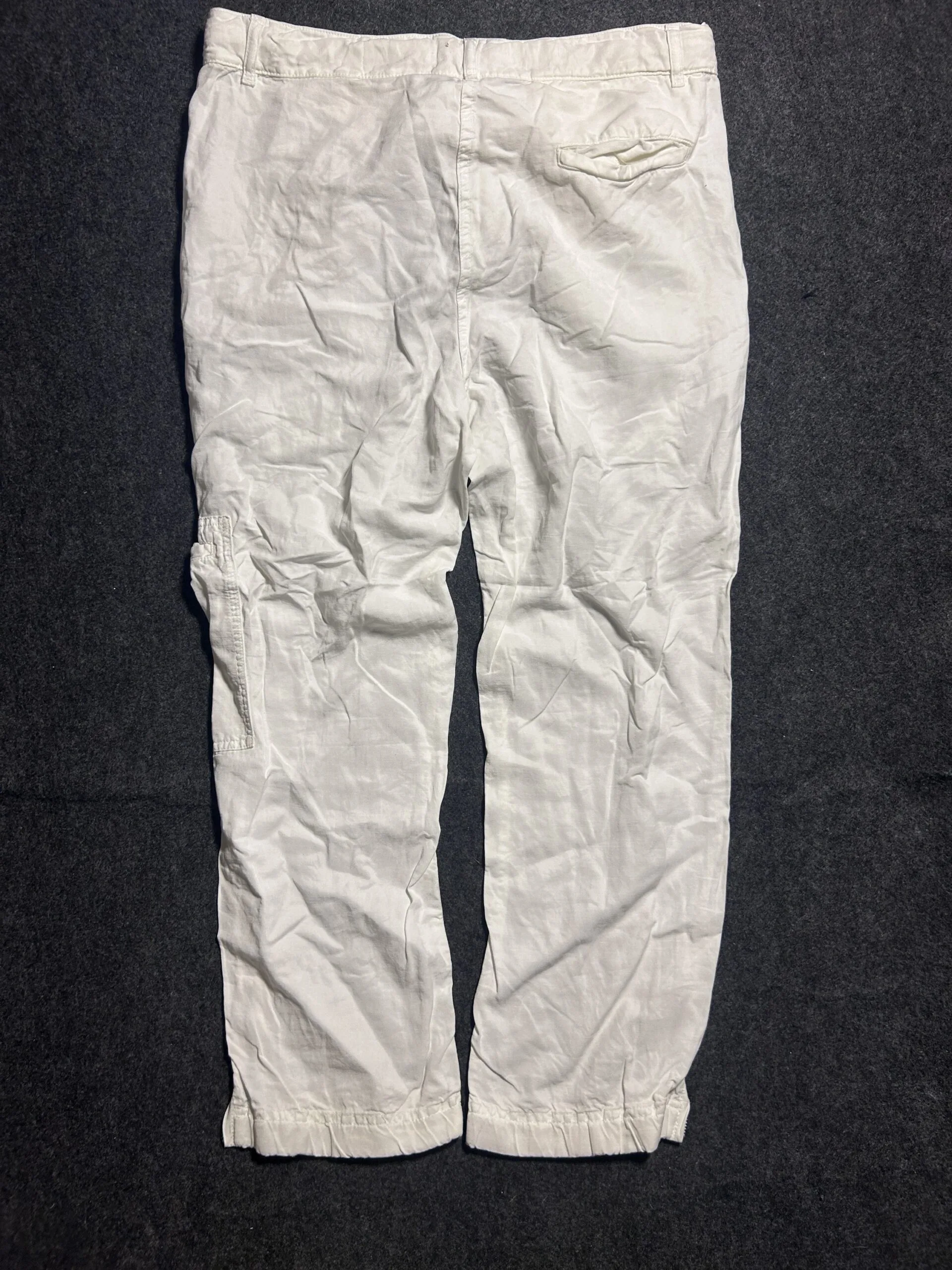 Eileen Fisher Linen Blend Cargo Pants | 32-34
