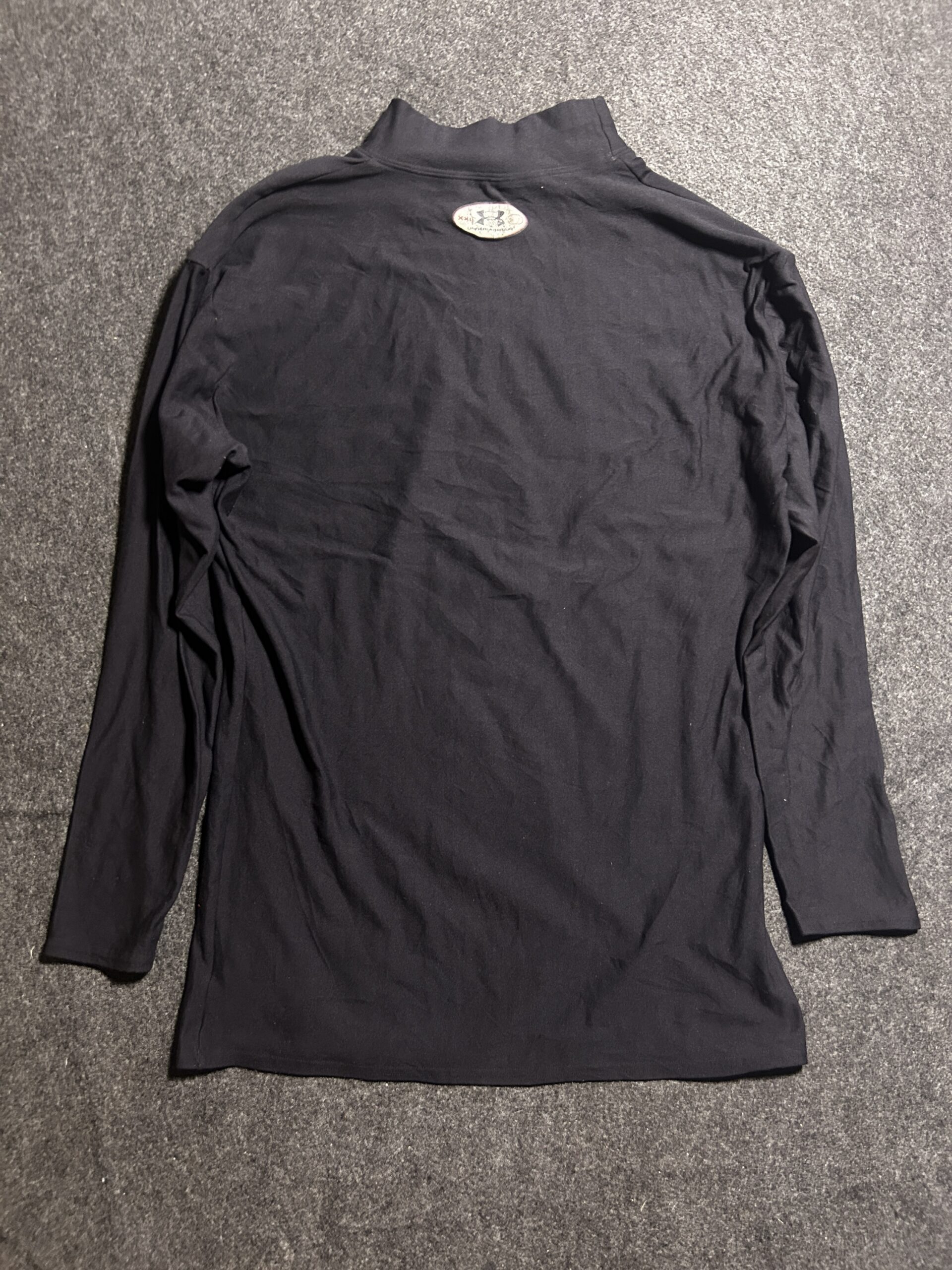 Under Armour Coldgear Mock Neck Compression Tshirt Black | XXL