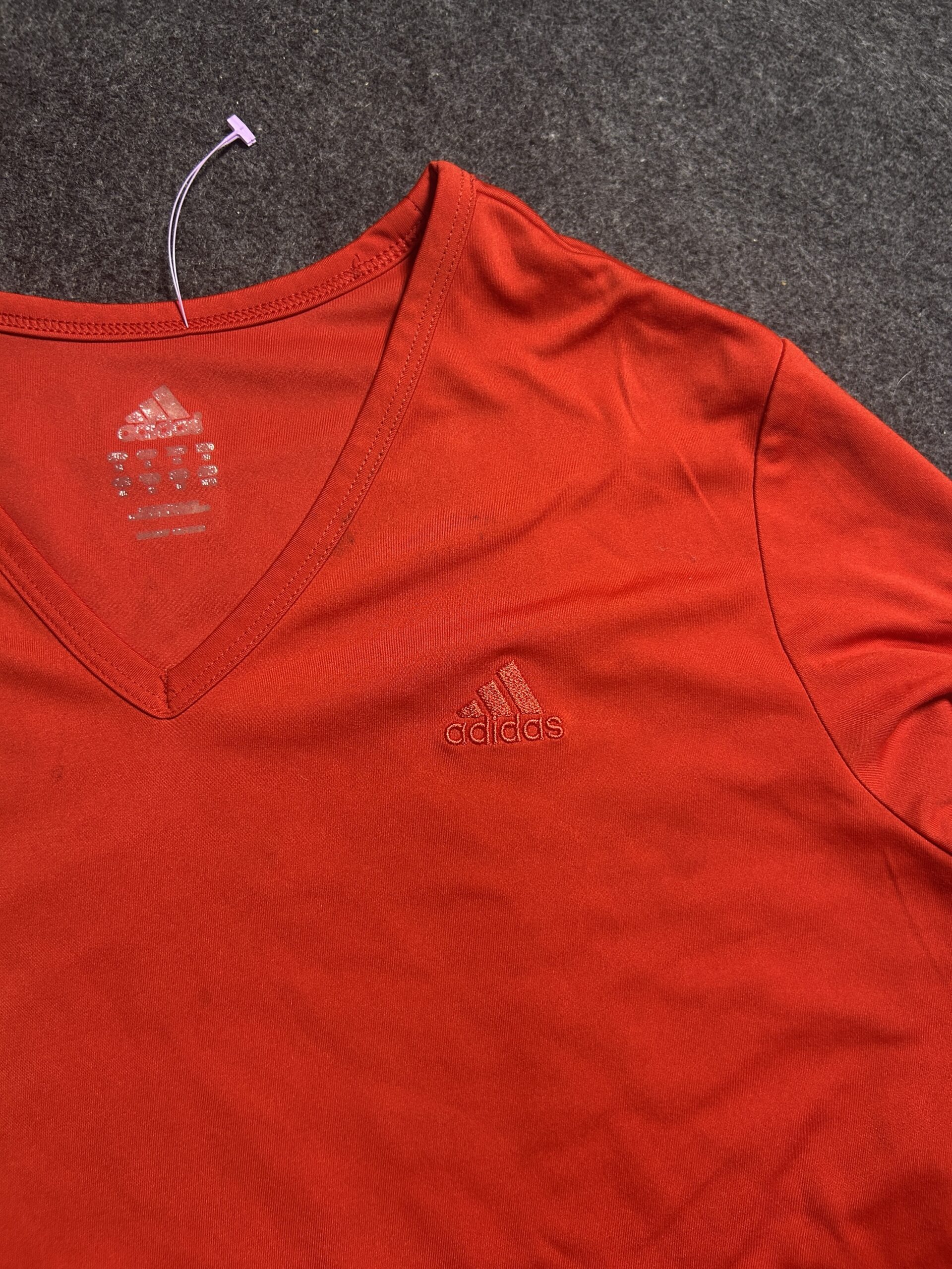 Adidas Climalite Women’s Long Sleeve Tshirt Red | S