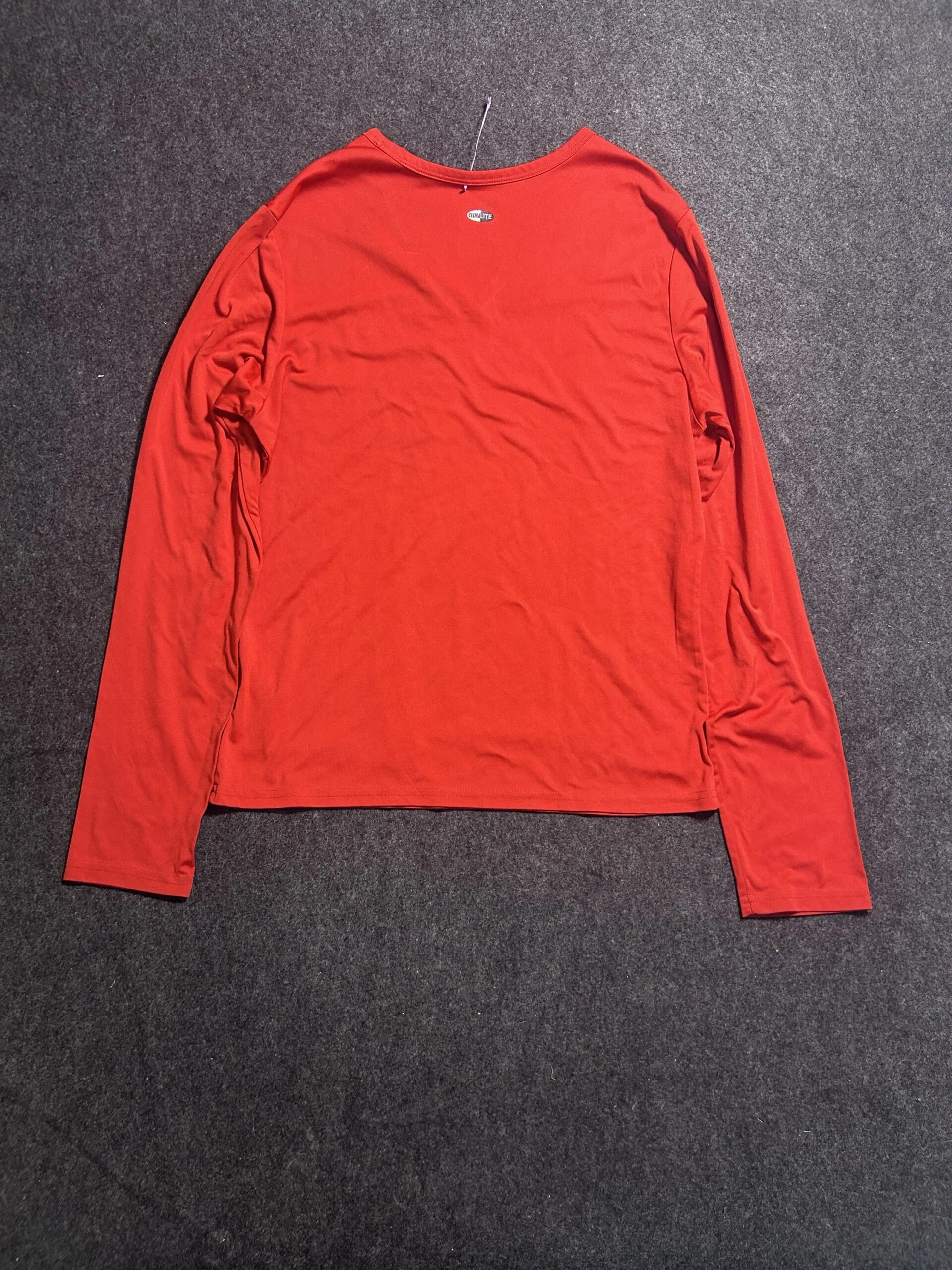 Adidas Climalite Women’s Long Sleeve Tshirt Red | S