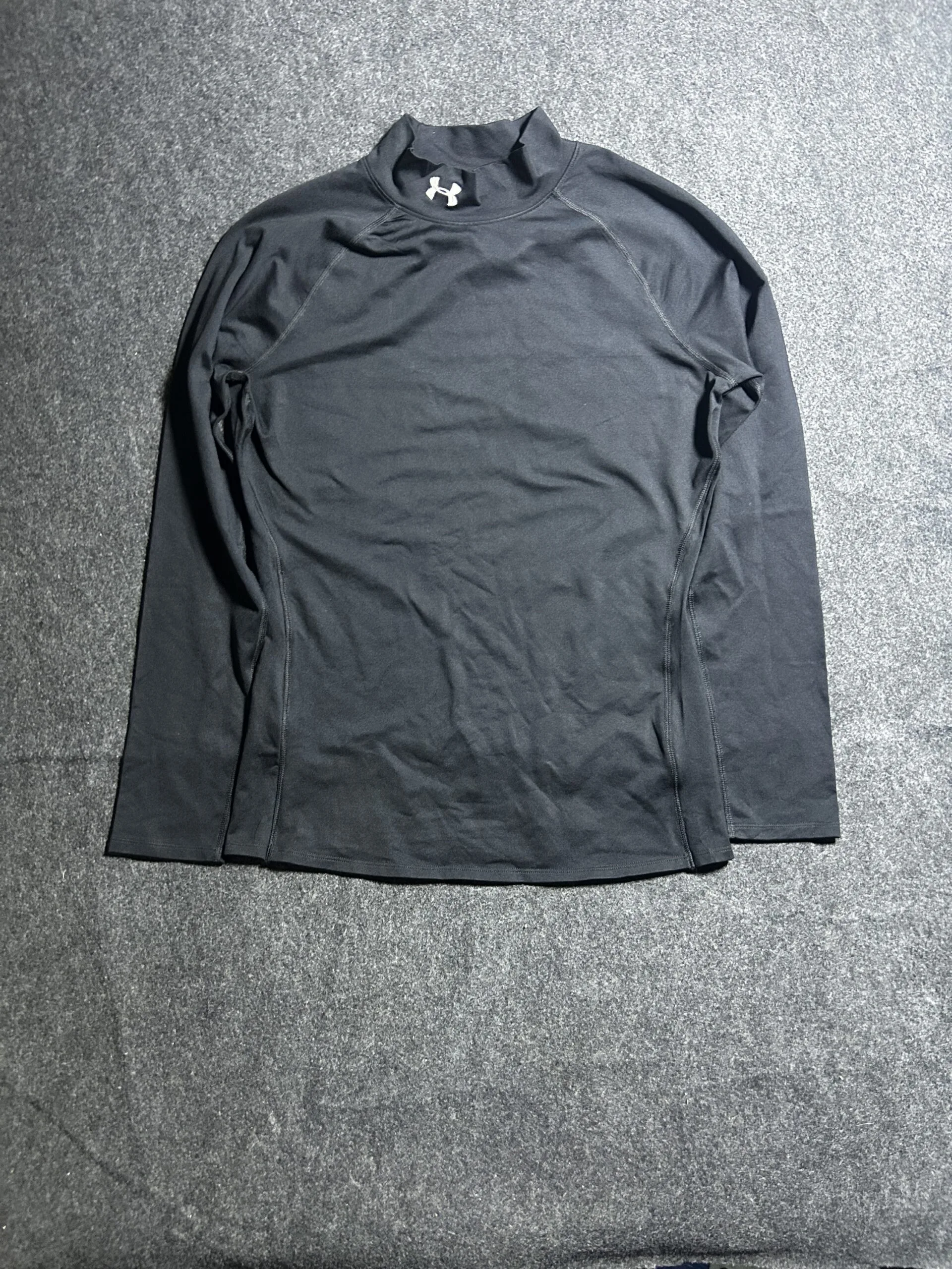 Under Armour ColdGear Fitted Mock Neck Compression Top Black XL