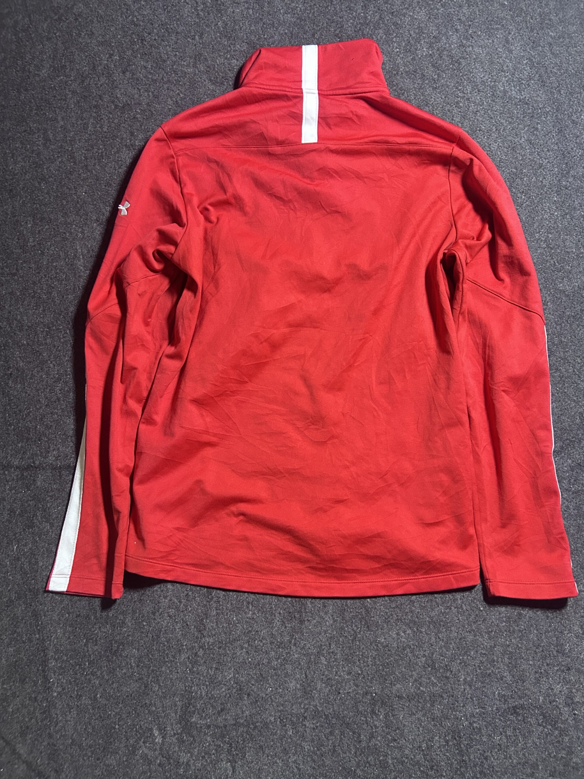 Under Armour Red 1/4 Zip Performance Training Pullover | L