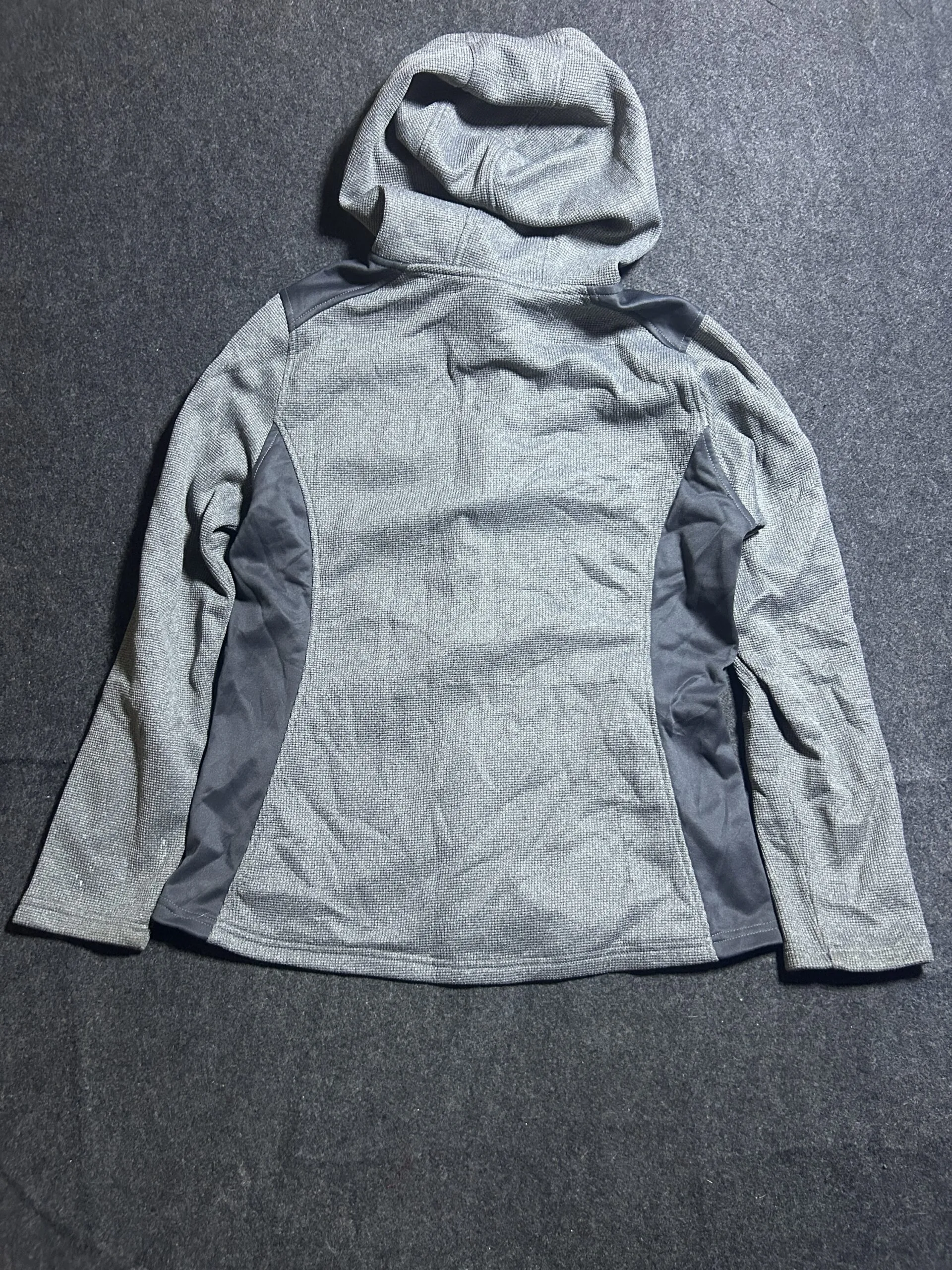 Spyder Grey Full Zip Hoodie Jacket | Fleece Activewear | L