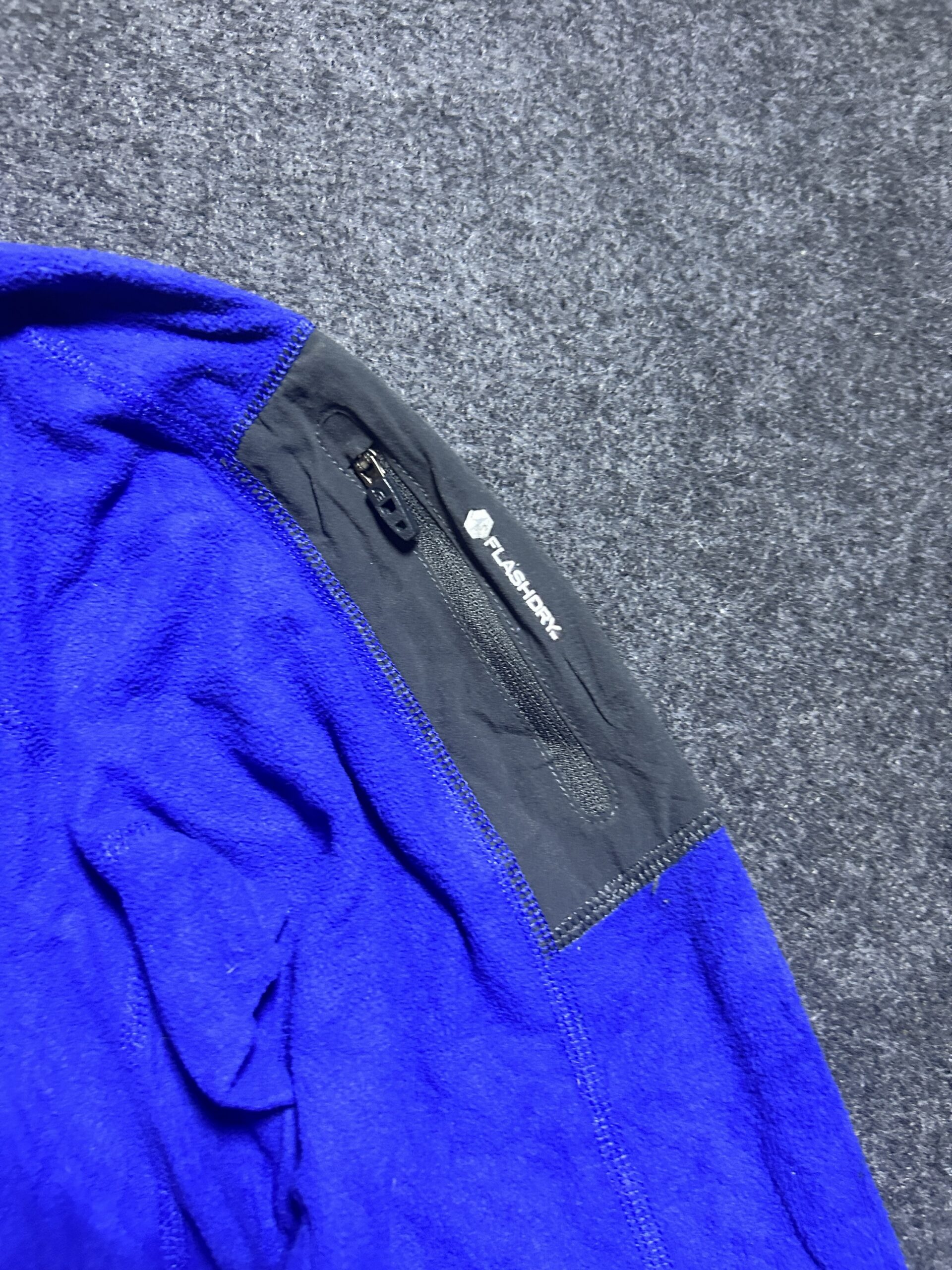 The North Face Blue Fleece Quarter Zip Pullover | Sweatshirt | L