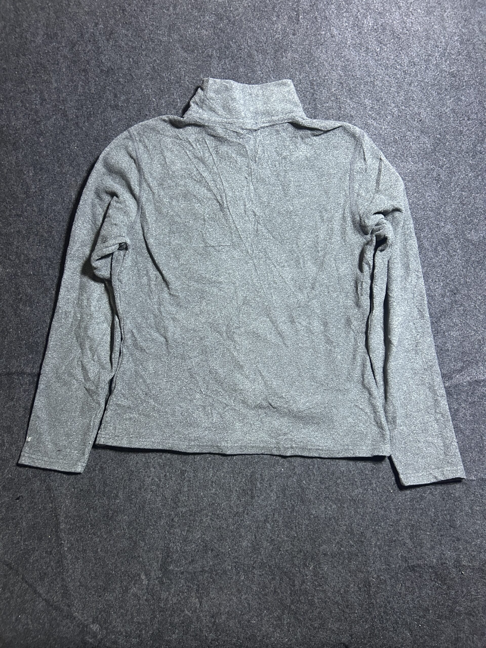 The North Face Grey Quarter Zip Fleece Pullover | Unisex | S
