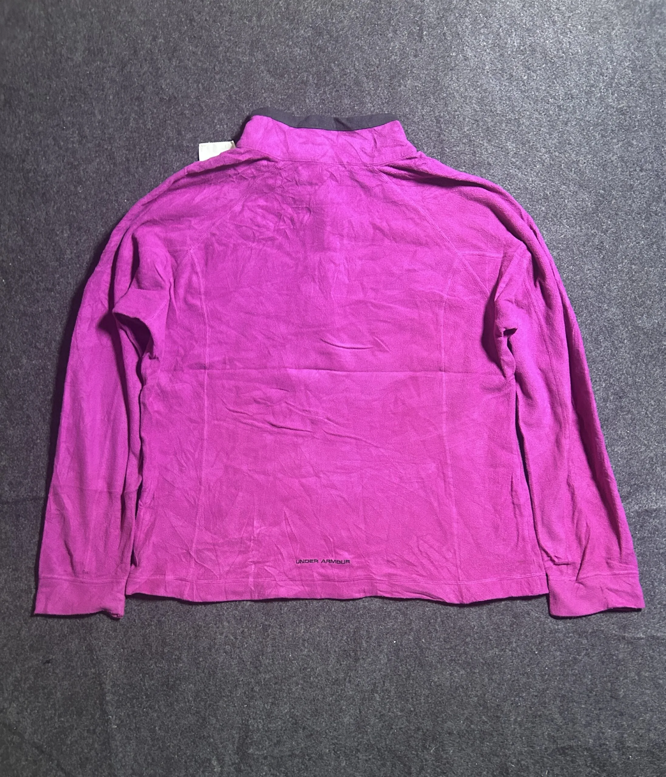 Under Armour Pink Fleece Quarter Zip Pullover | Women’s Athleisure Sweatshirt