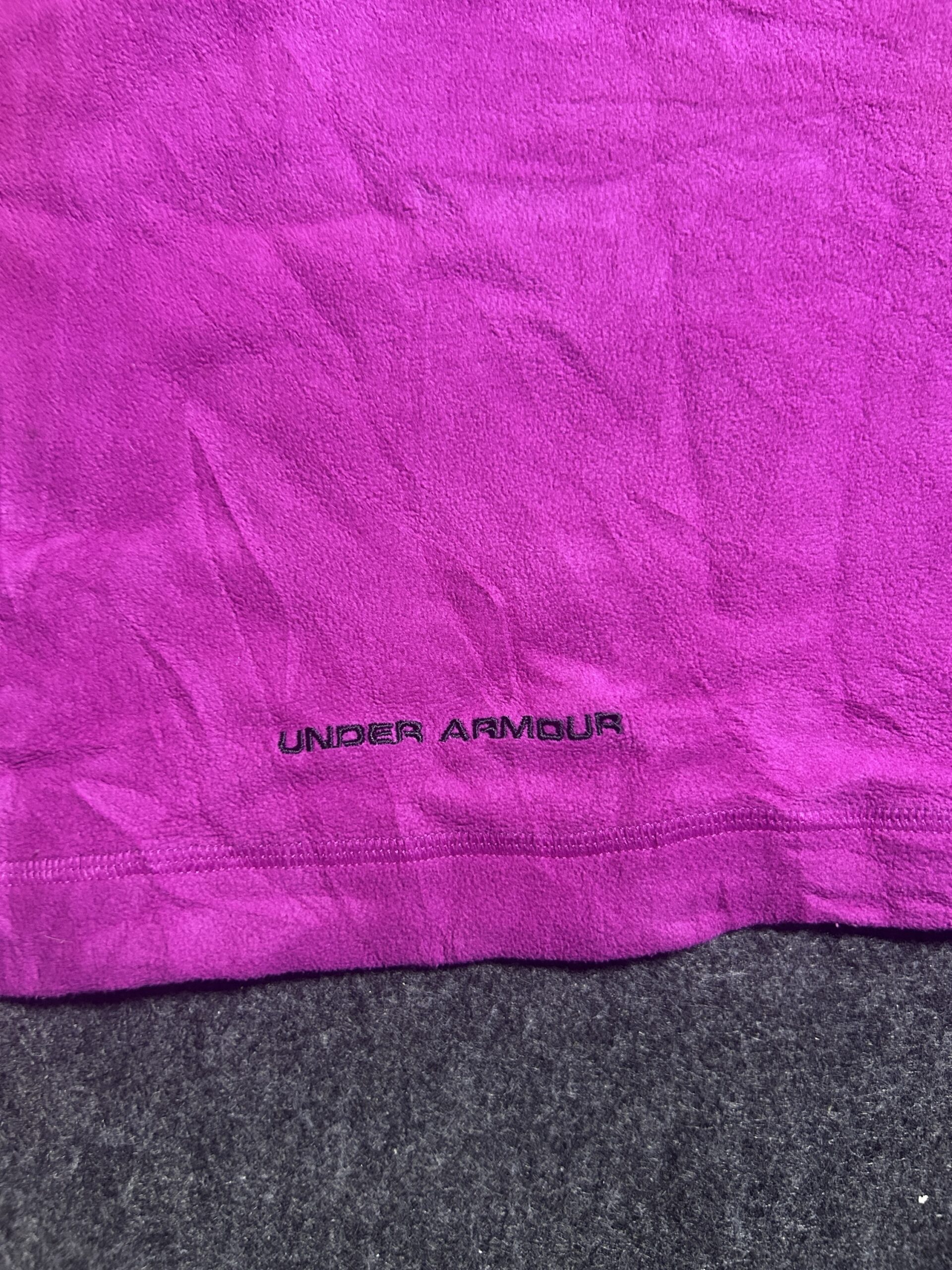 Under Armour Pink Fleece Quarter Zip Pullover | Women’s Athleisure Sweatshirt