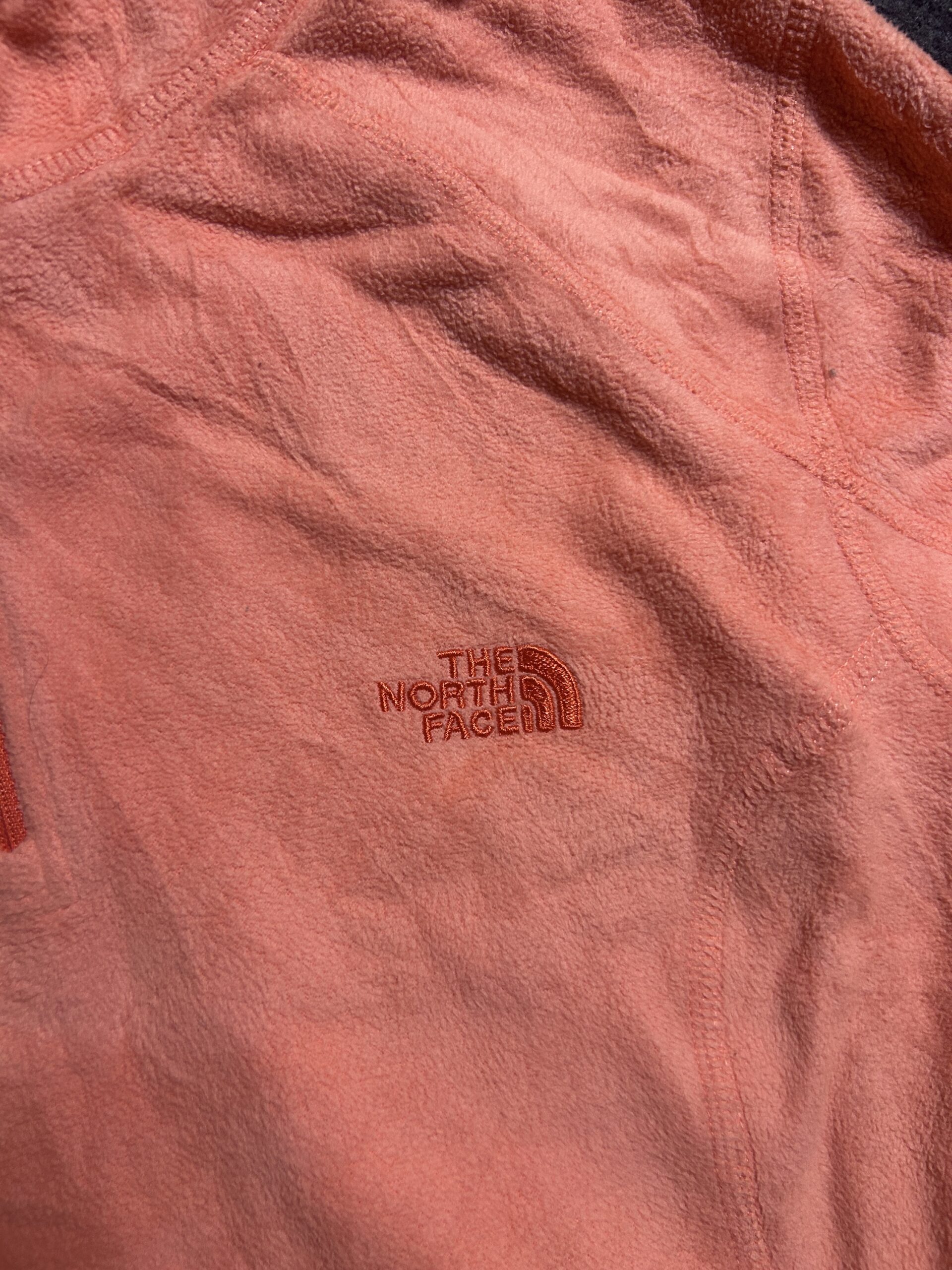 The North Face Women’s Peach Quarter Zip Fleece Sweatshirt | XL
