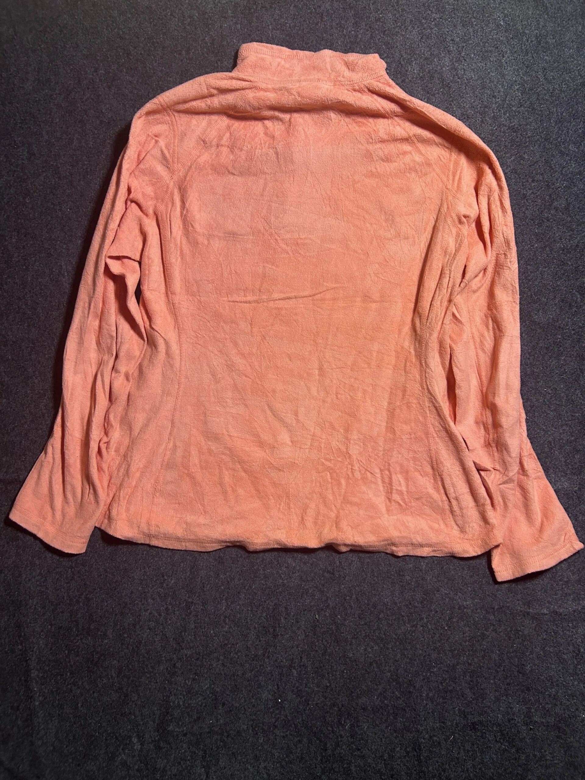 The North Face Women’s Peach Quarter Zip Fleece Sweatshirt | XL